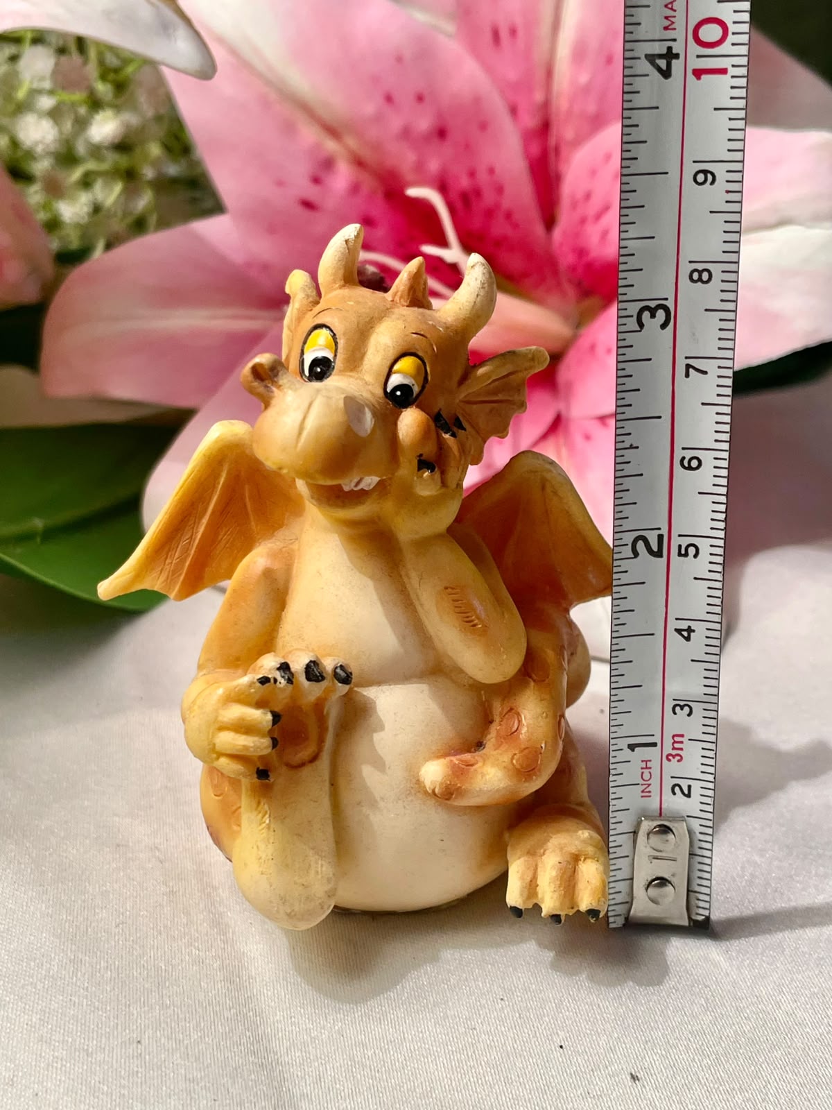 Vintage Dragon Figurine 8 cm