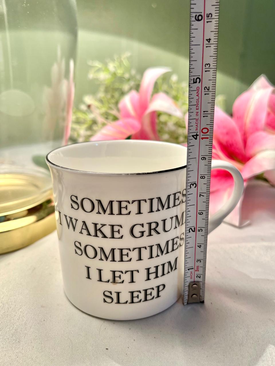 Heath McCabe Gloucestershire Premium Fine China “Sometimes I Wake Grumpy” Mug