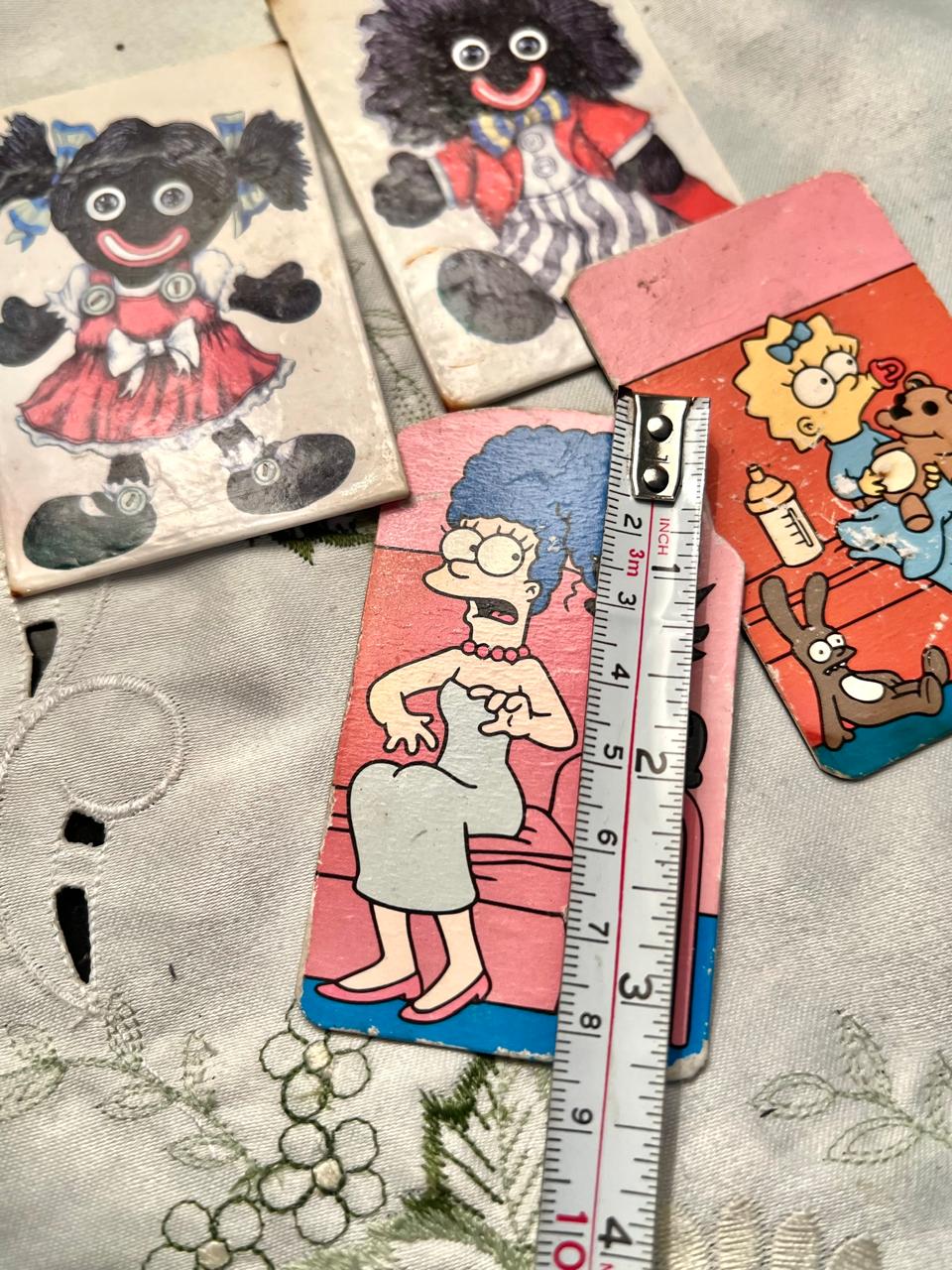 Assorted Novelty Character Fridge Magnets Set of 4