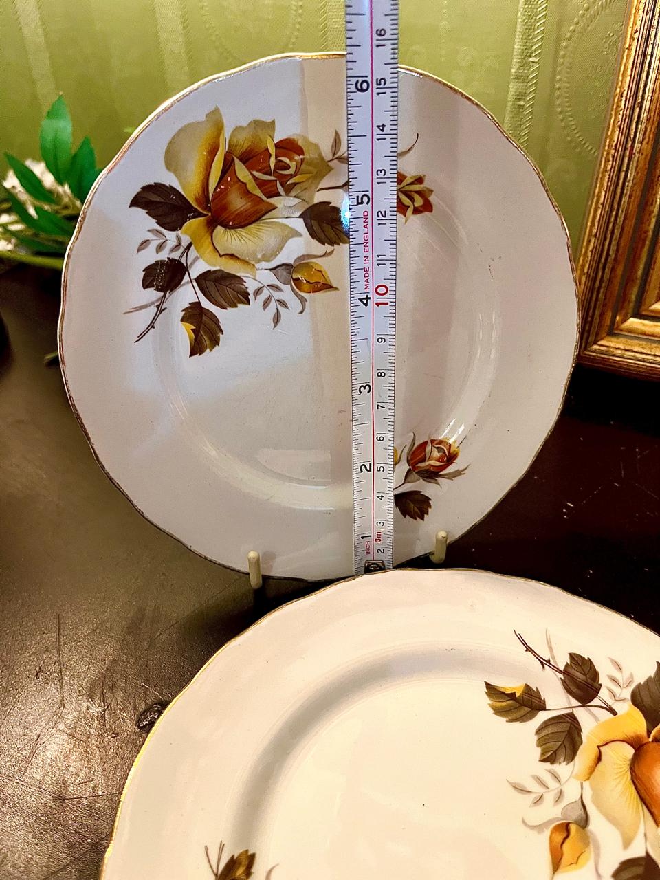 Old Foley James Kent Dessert Plates Set of 4 – 6 Inch England