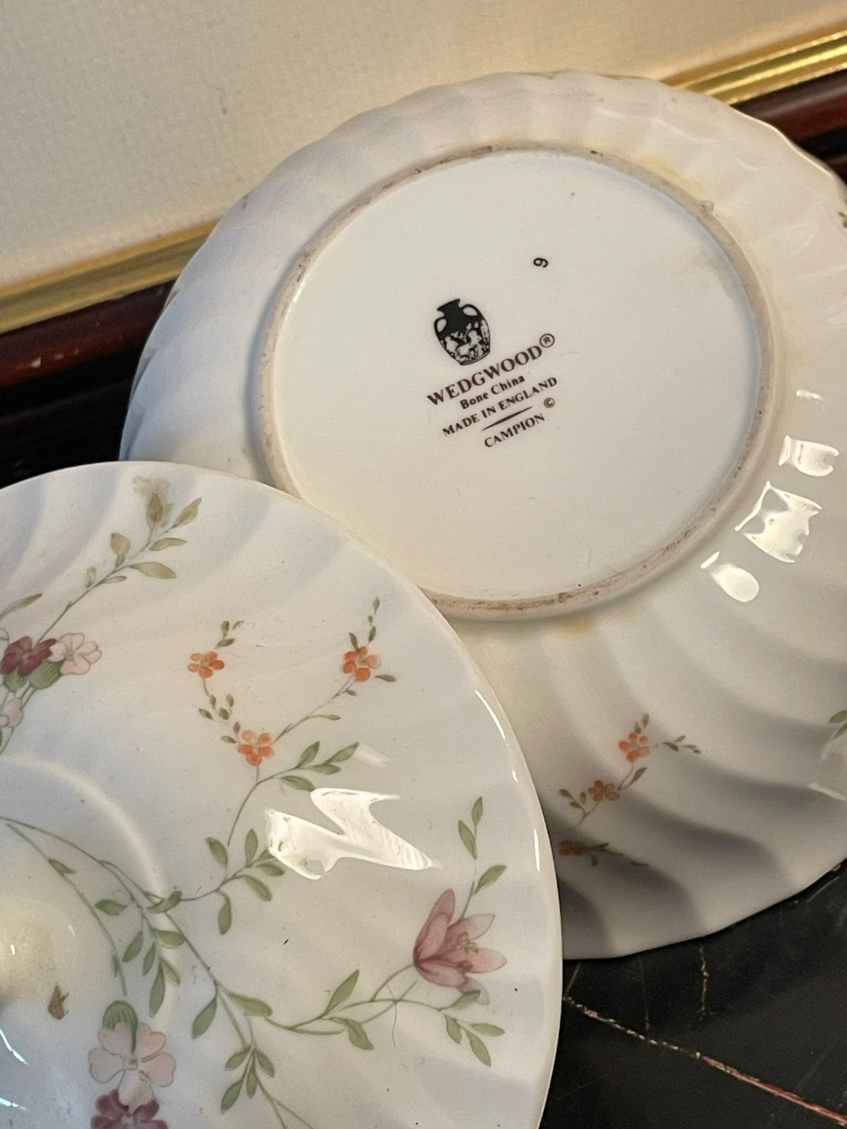 Wedgwood Campion Lidded Serving Bowl – Fine Bone China, England