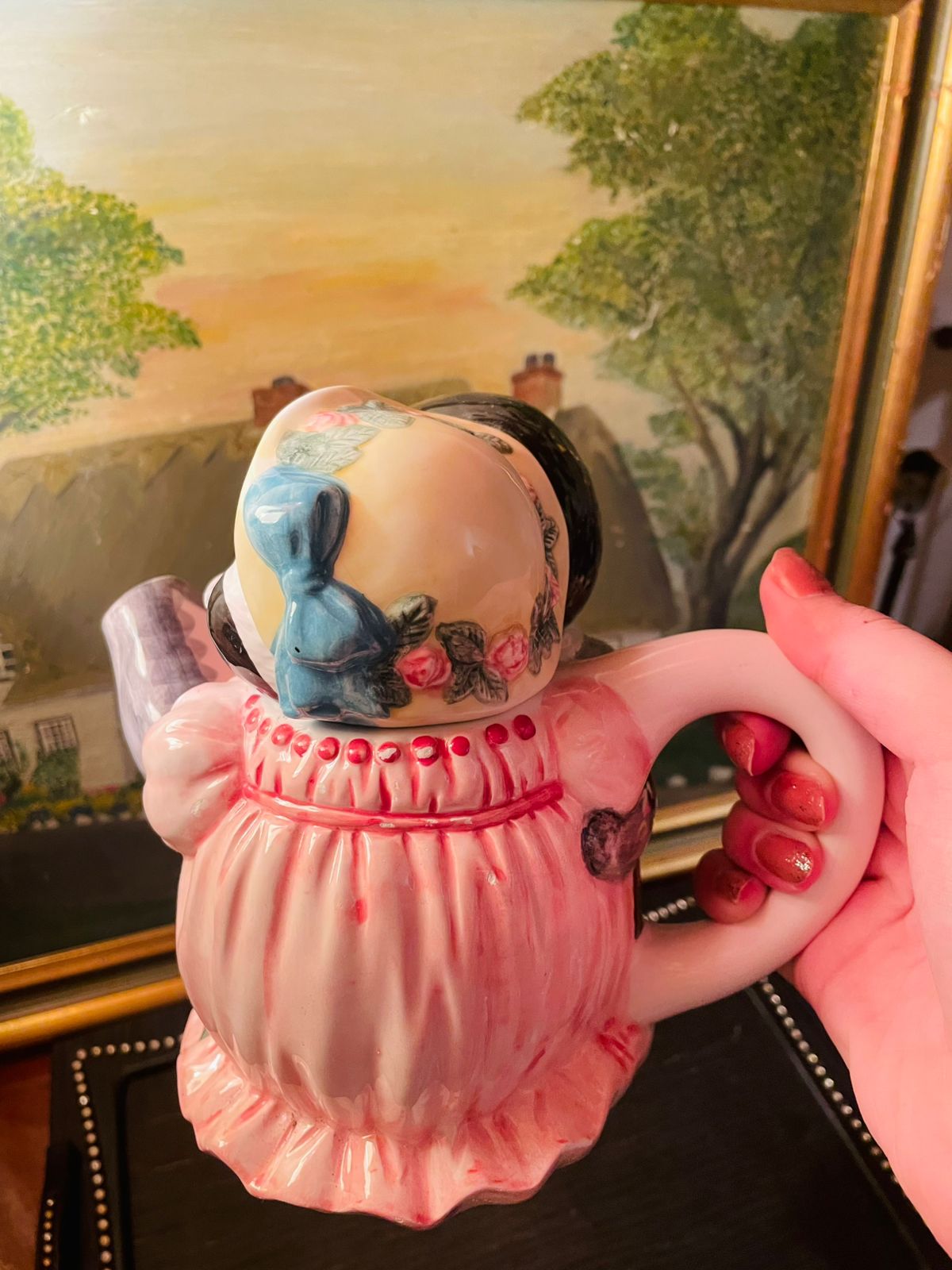 Handpainted Penguin Teapot, Kettle, Porcelain