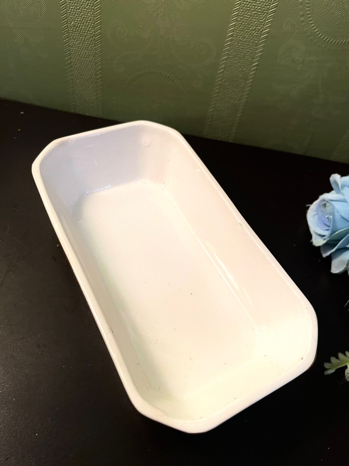 Vintage Floral Ceramic Serving Dish