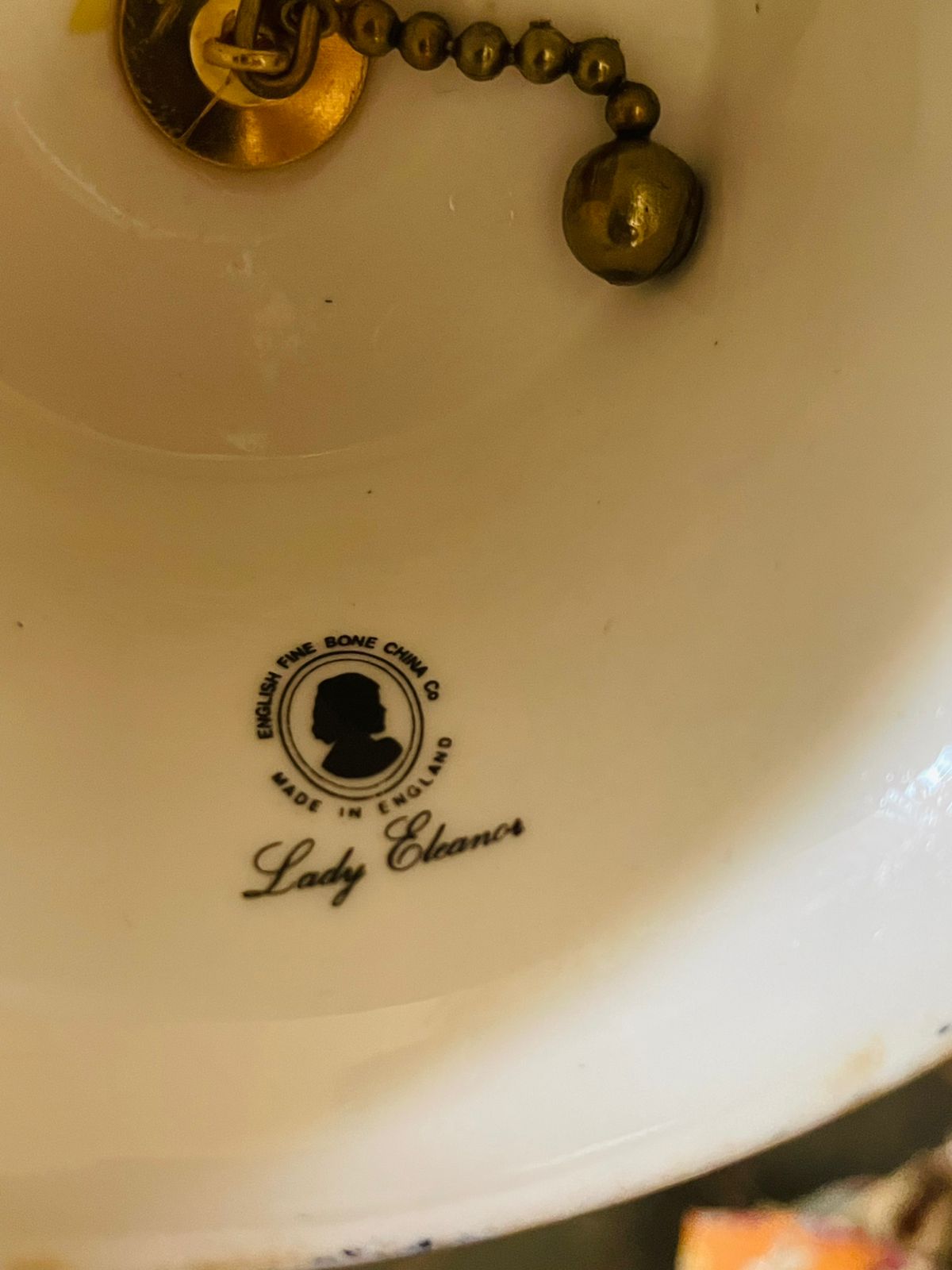 Richard Ellis LADY EVELYN Bone China Bell – Made in England, Mint Condition