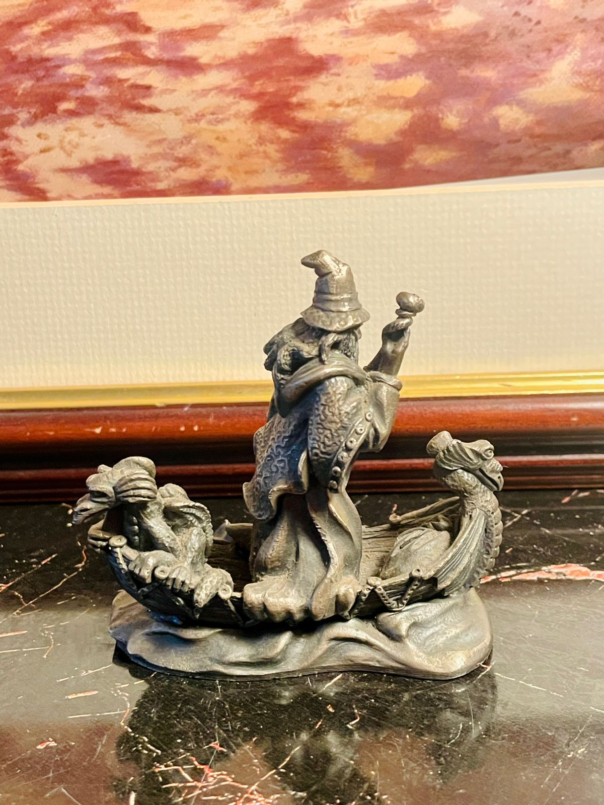 The Font of Knowledge – Metal Wizard Figurine – England