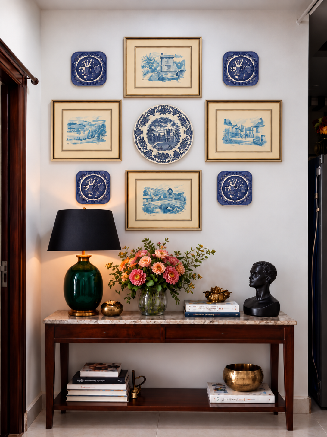 The Blue Chinoiserie Wall Gallery Set 9-Piece (EXCLUSIVE)