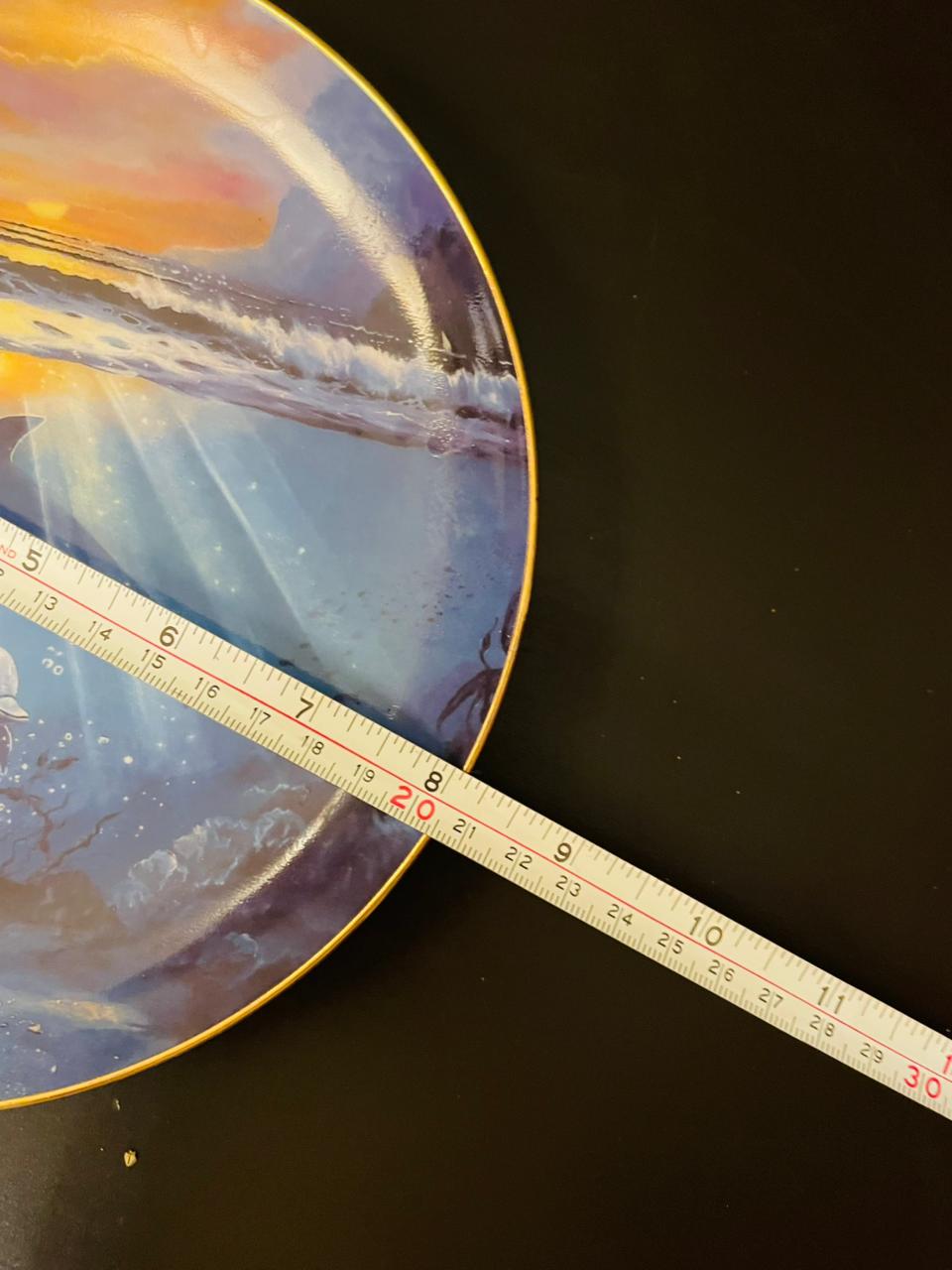Franklin Mint Dance of the Dolphin Plate 8"