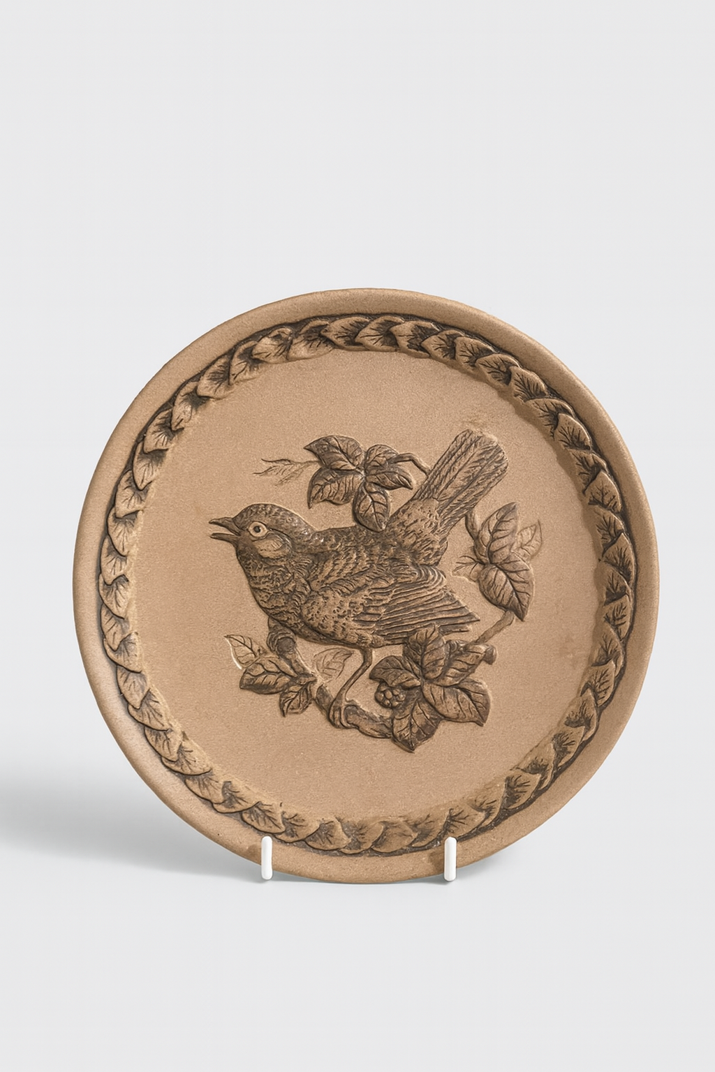 Rare Find - Poole Pottery “The Blackbird” Wall Plates by Barbara Linley Adams – 8.5 inches Vintage Collectible