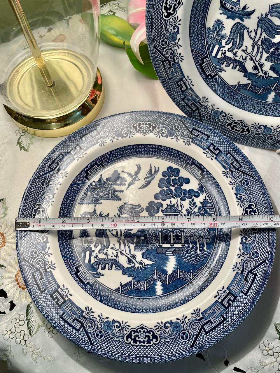 Churchill Blue Willow 10 Inch Decorative Plates – 3 Pieces ( Each Price)