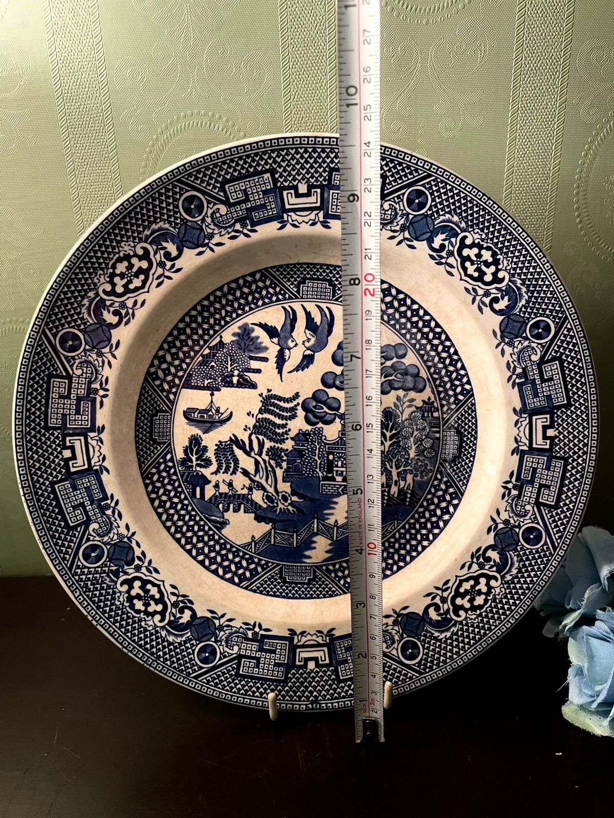 Swinnertons Old Willow Staffordshire Plate 9 Inch