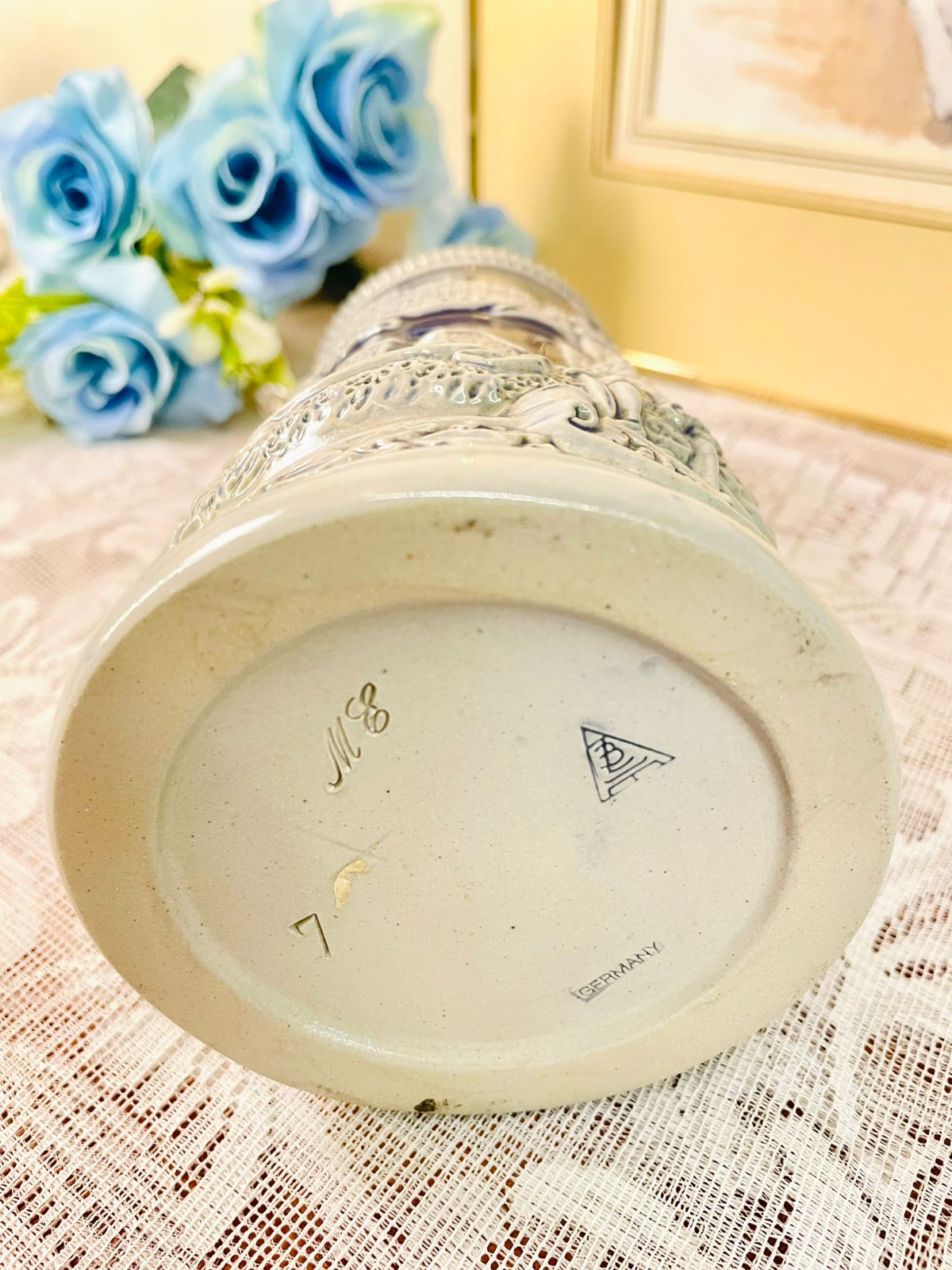 Vintage Köln Rothenburg Beer Stein – German Lidded Mug