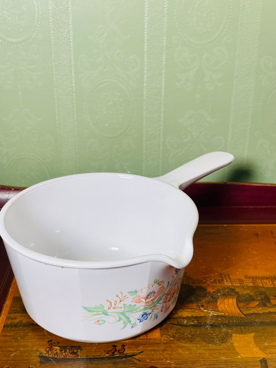 Corning France Floral Oven-Safe Saucepans – 3 Piece