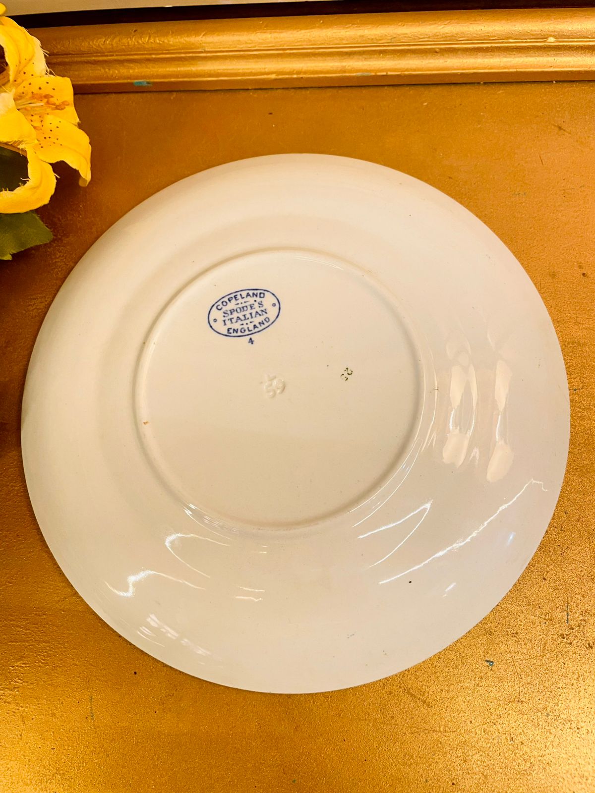 Copeland Spode Italian Blue Transferware Plate