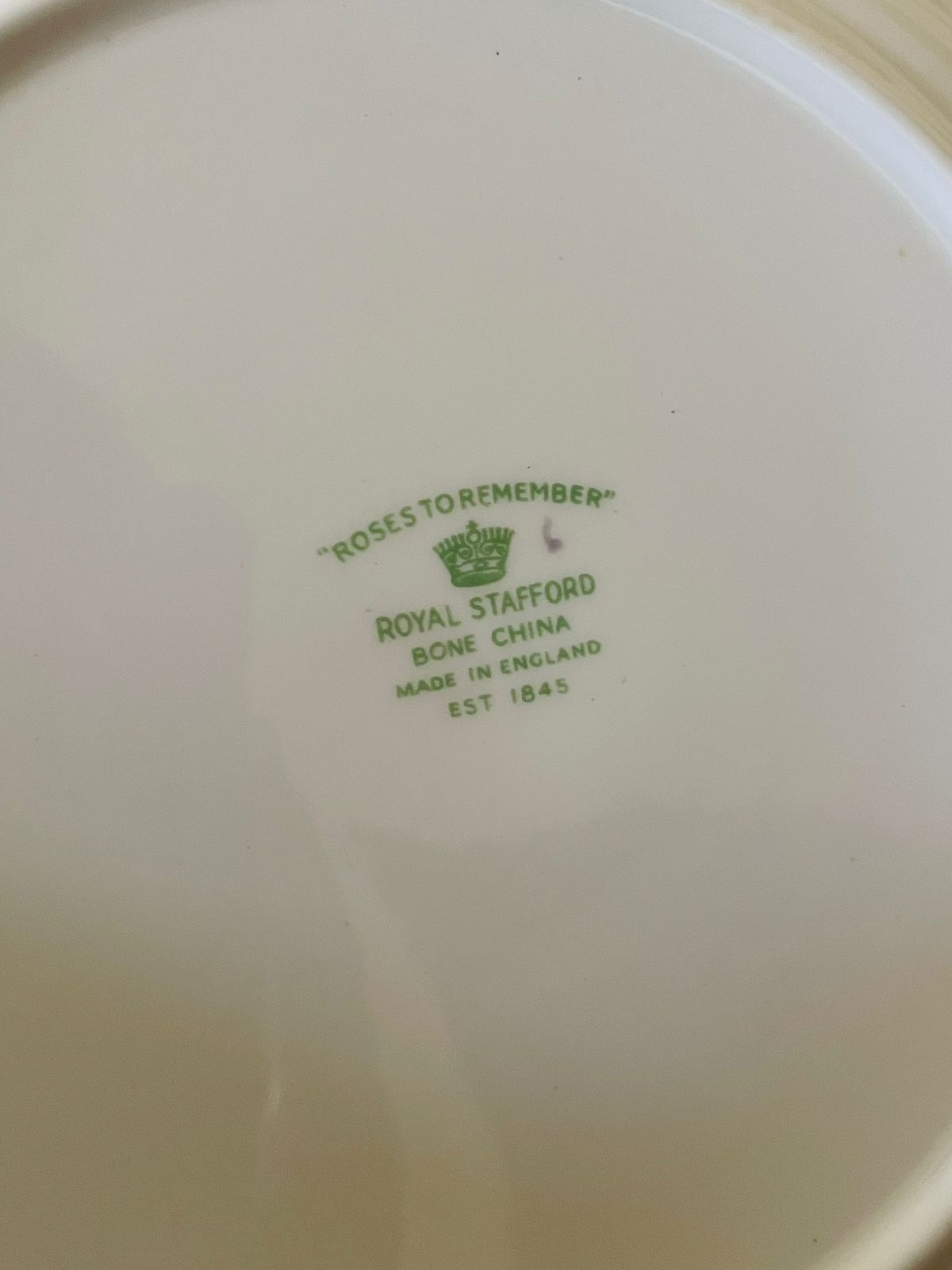 Royal Staffordshire “Roses to Remember” Square Serving Plater – Gold Rim, Fine English China