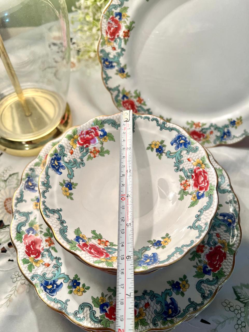 England Floral Dinnerware Set 14 pcs– Made in England