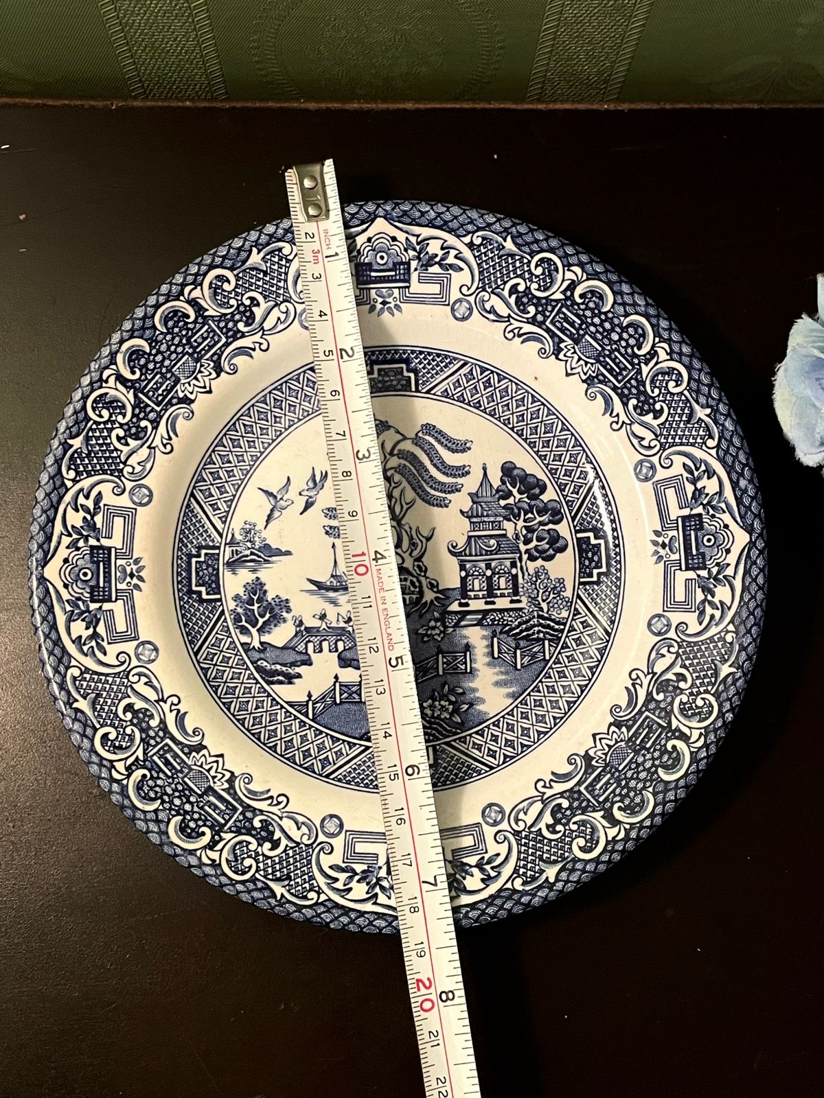 Crownstone Old Willow Blue Side Plate 7 Inch