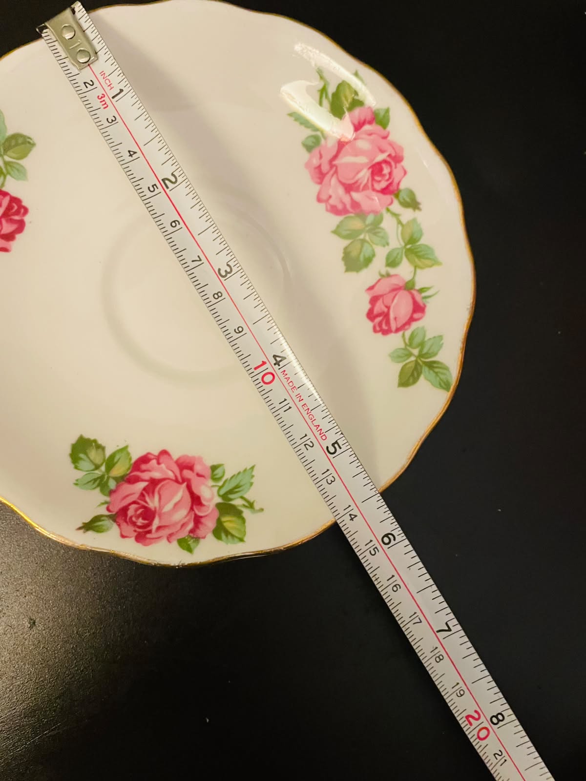 Colclough Pink Rose Bone China Tea Cup & Saucer Set