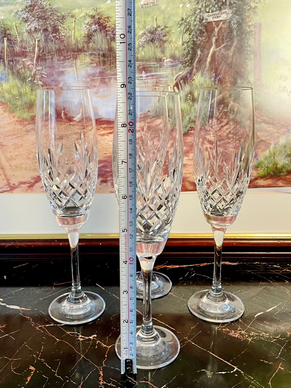 Elegant Crystal Glasses Set of 4 – Perfect for Celebrations