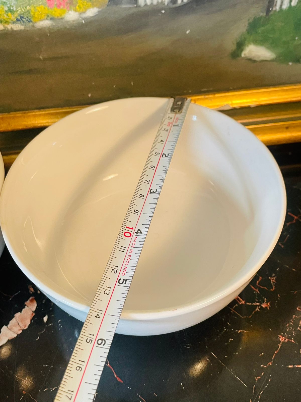 Set of 4 White Ceramic Deep Bowls – 5.5 Inches – Minimalist Modern Style