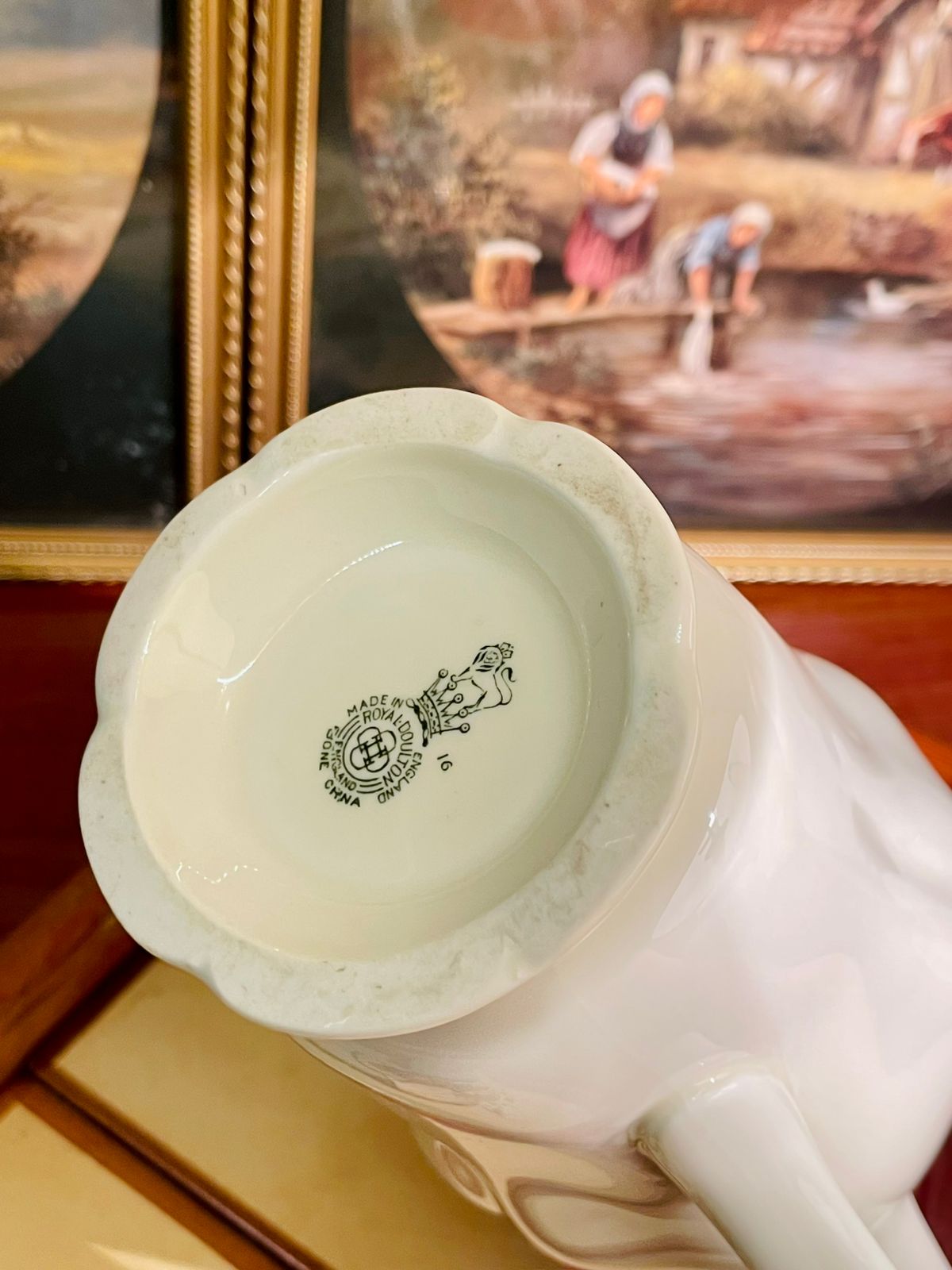 Vintage Royal Swan White Fine China Teapot – Made in England