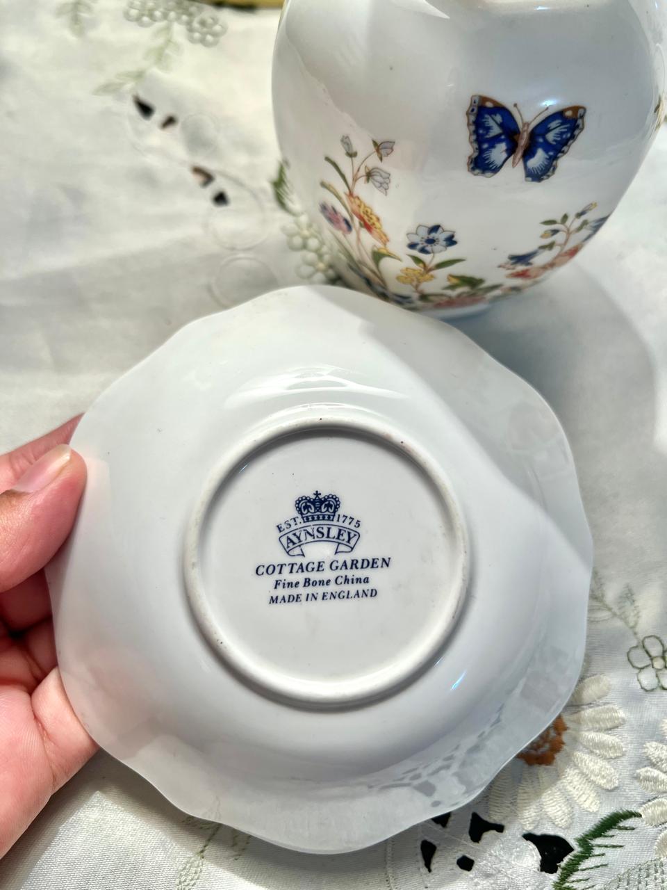 Aynsley Cottage Garden Fine Bone China Floral 5-Piece Set