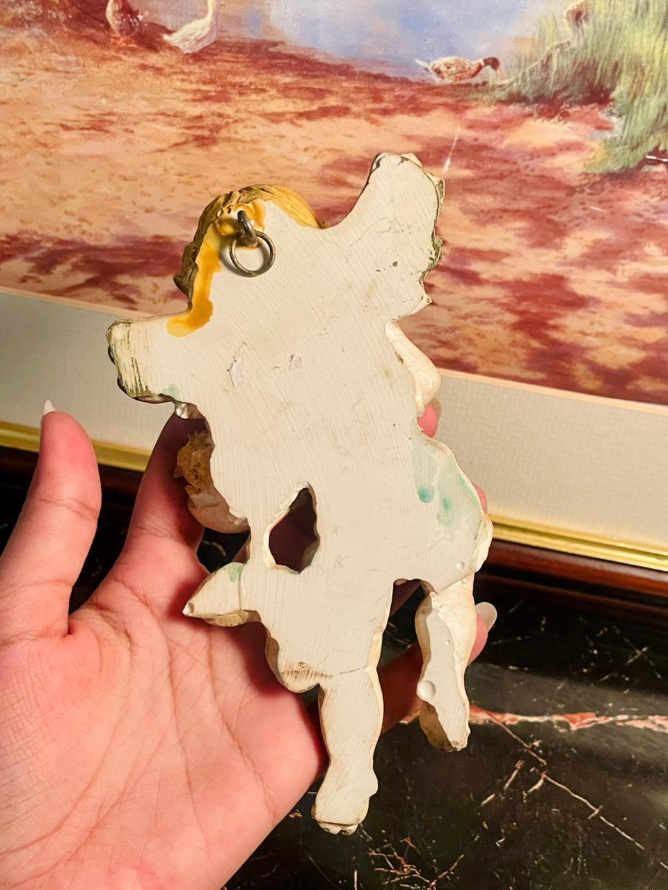 Handcrafted Angel Figurine, Wall Decor England