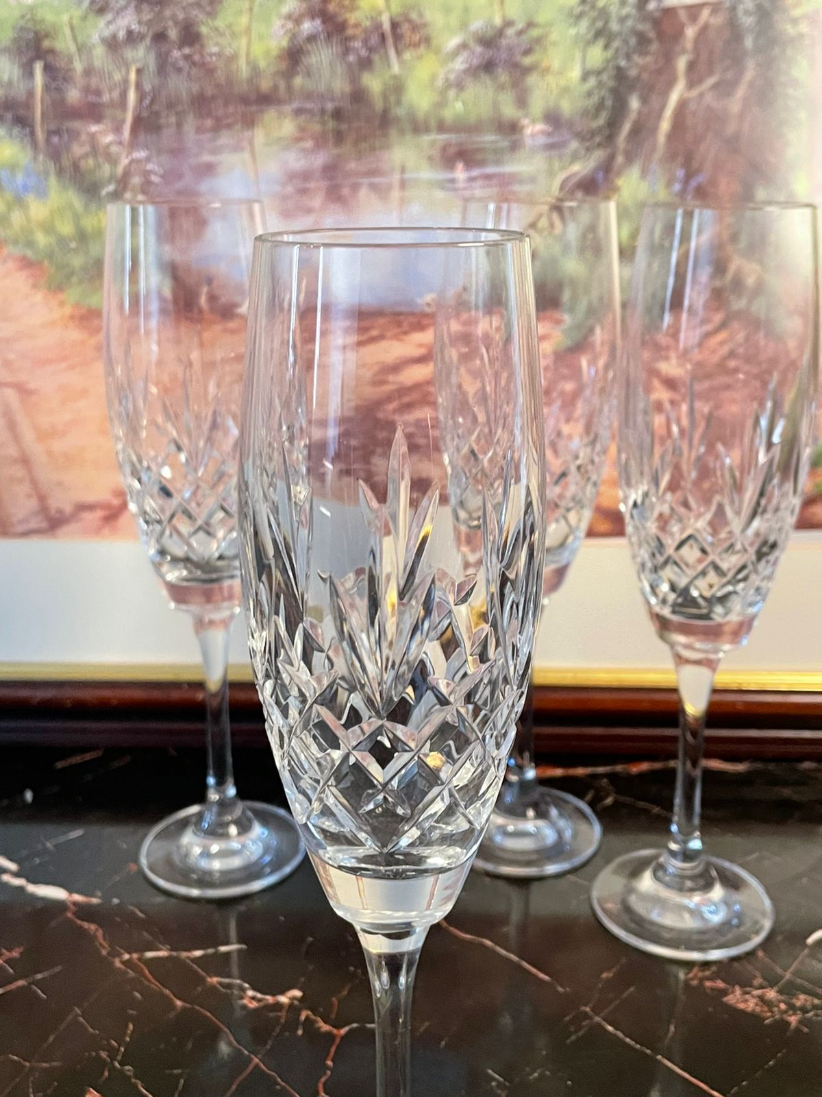 Elegant Crystal Glasses Set of 4 – Perfect for Celebrations