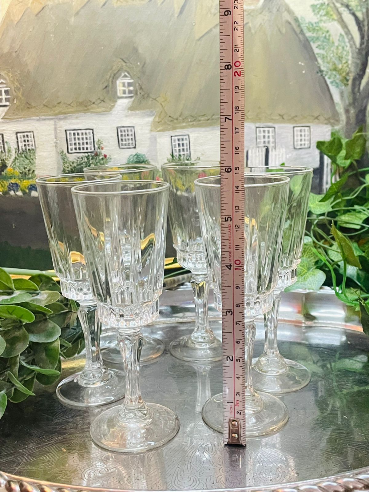 Set of 6 Vintage Luminarc Champagne Glasses – French Glassware