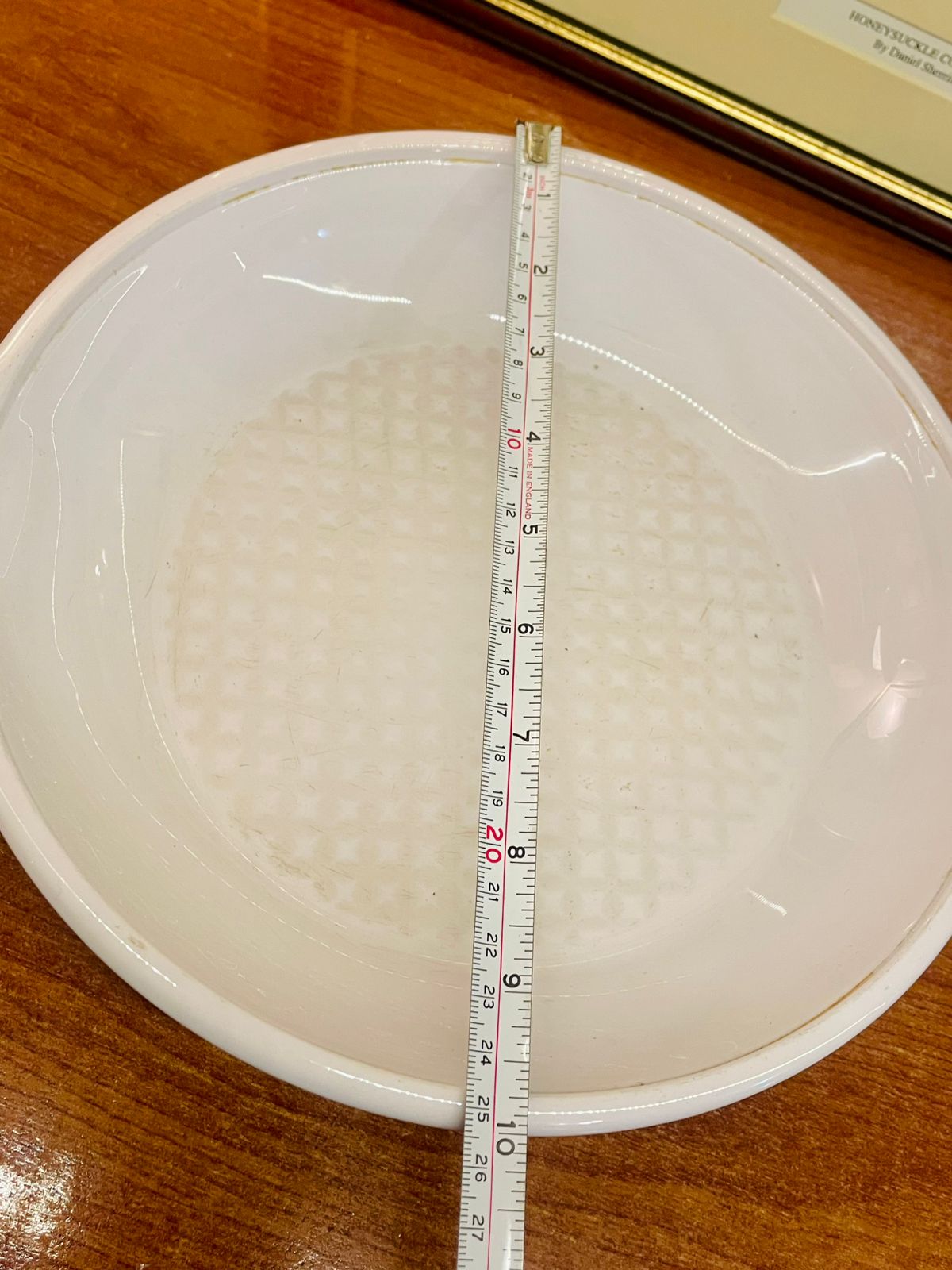 Vintage Corning Ware Frying Pan Skillet "Sweet Pea" Floral Design, For Cooking (France/UK)