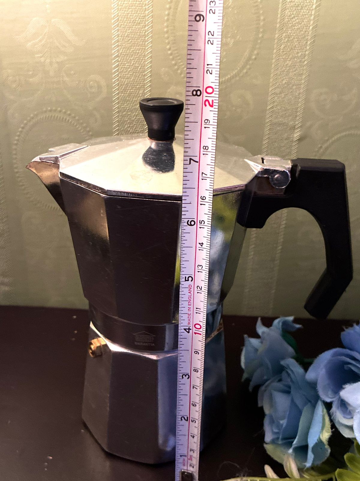 Vintage Garhe Moka Pot Aluminum Stovetop Espresso Maker