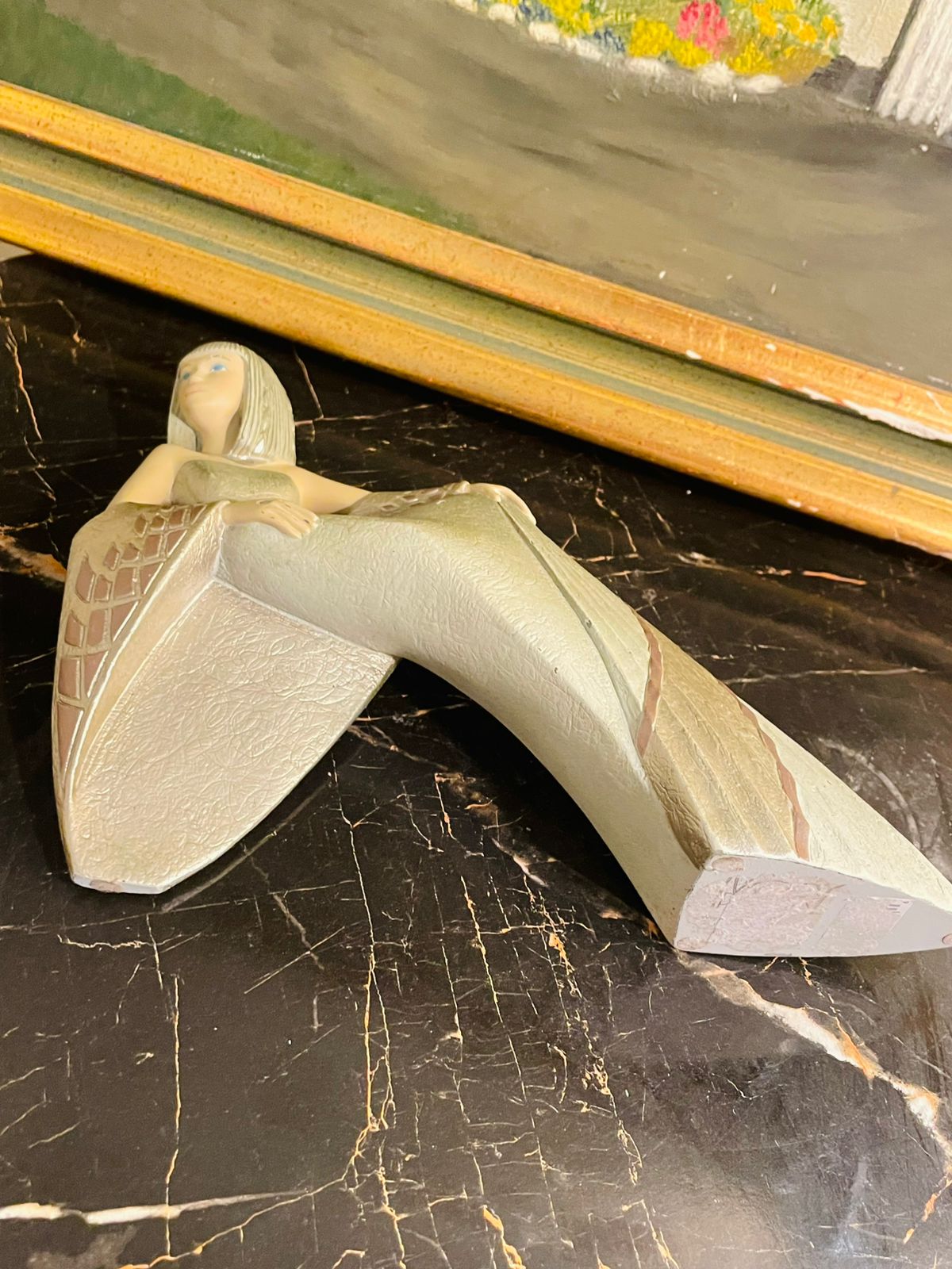 Beautiful Art Deco Ivory Princess Figurine ,made in england