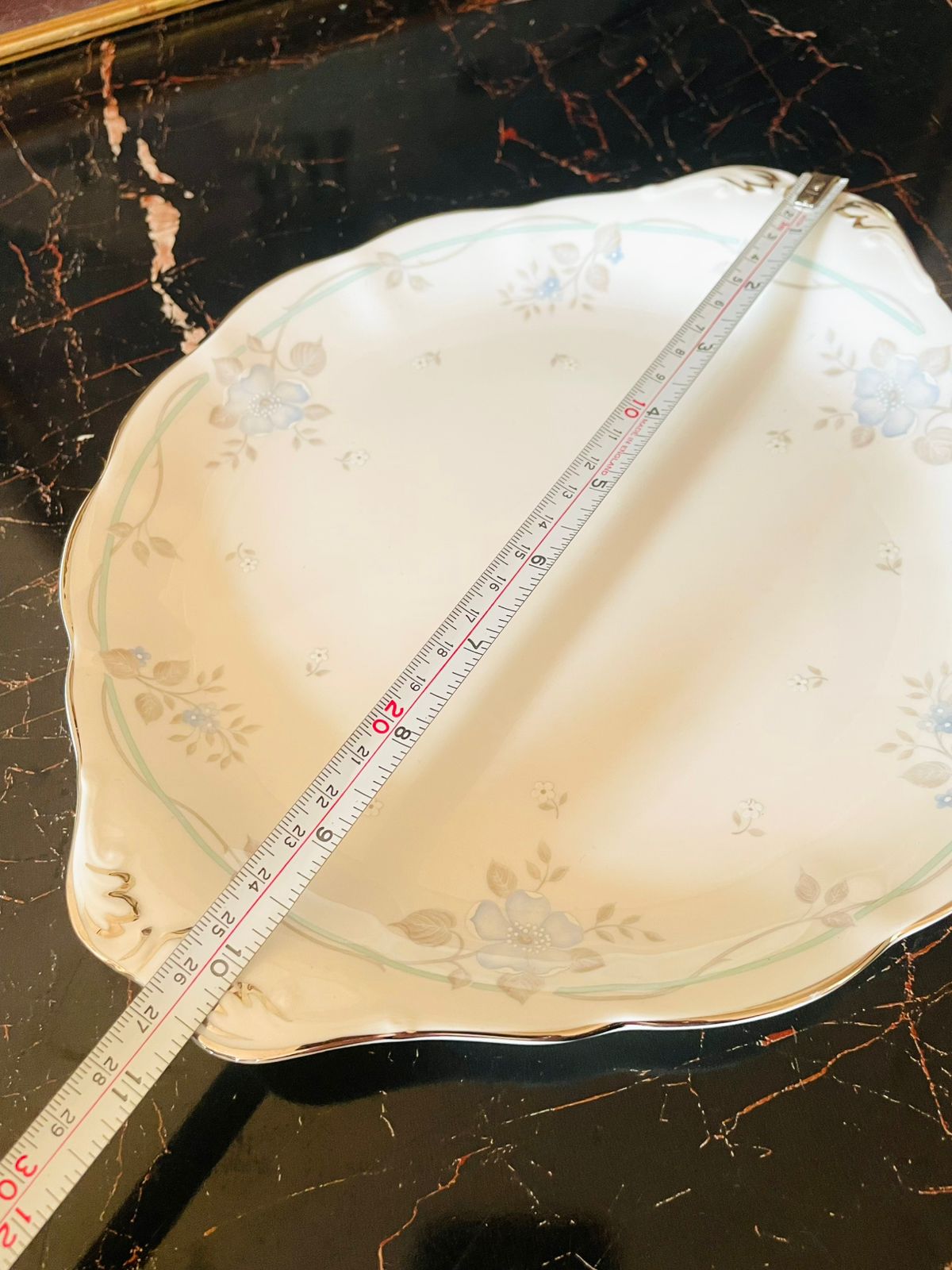 Royal Albert “Satin Rose” Fine Bone China Serving Plate – England