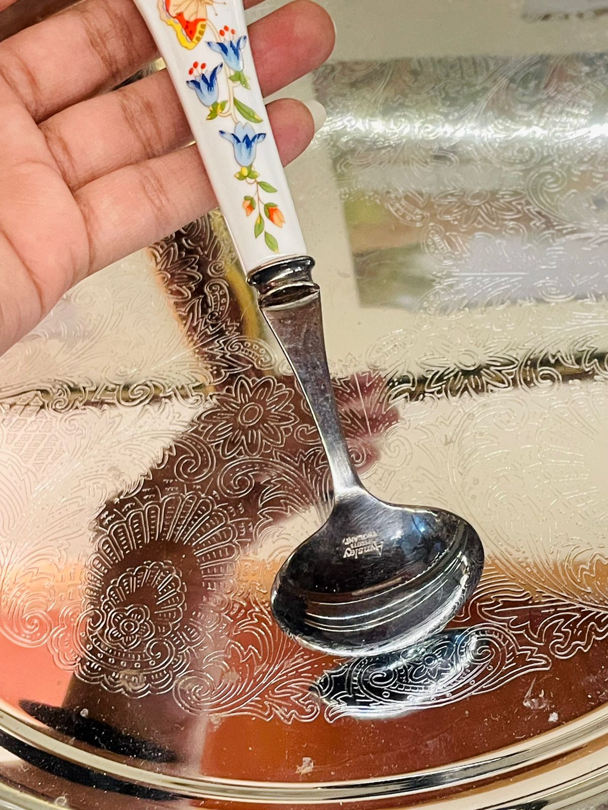 Aynsley Cottage Garden Soup Spoon – Made in England