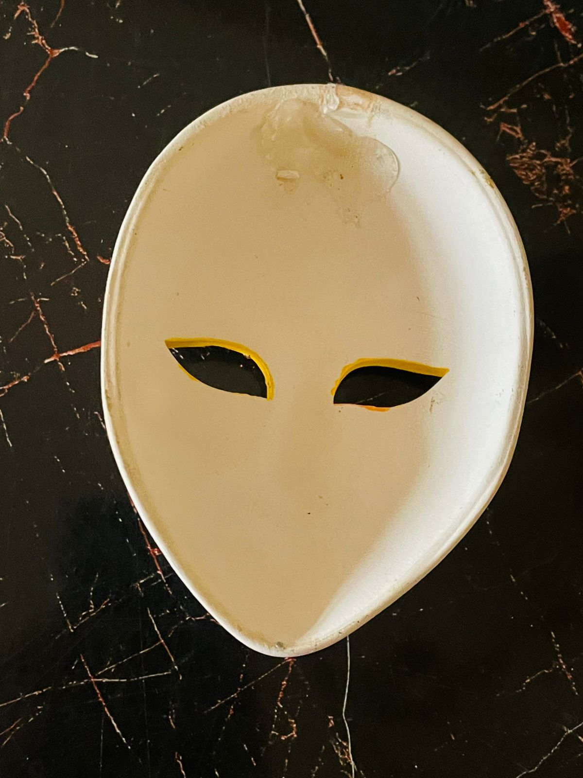 Hand-Painted Venetian-Style Wall decor – Red, Gold & Black