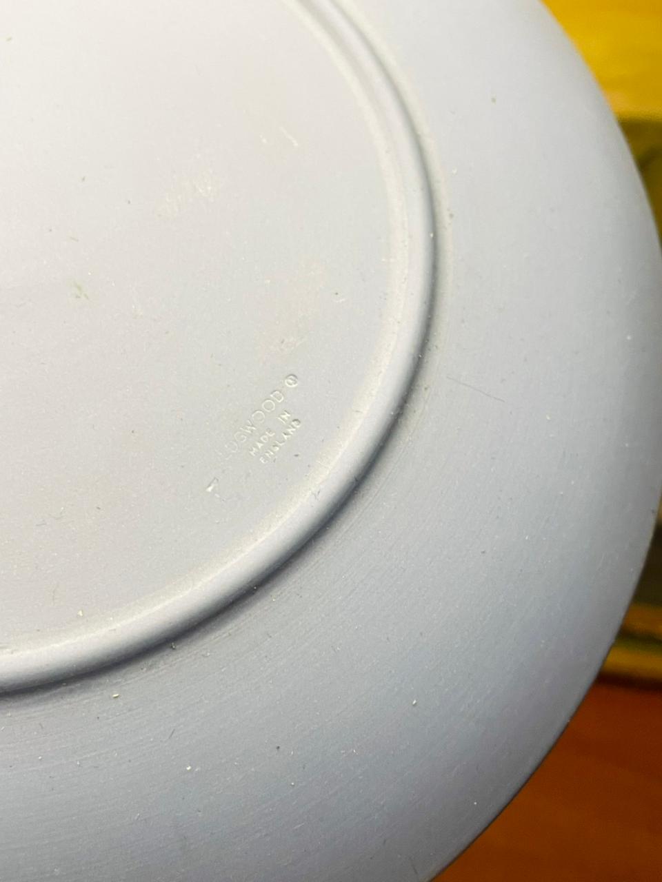 Rare Find Wedgwood Jasperware Blue Decor Plate | England
