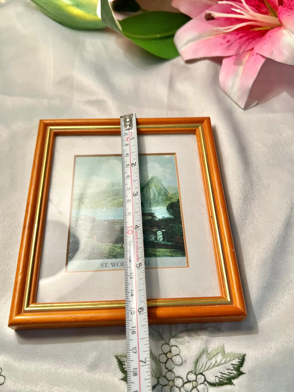 St. Wolfgang Mountain Lake Framed Art 6"