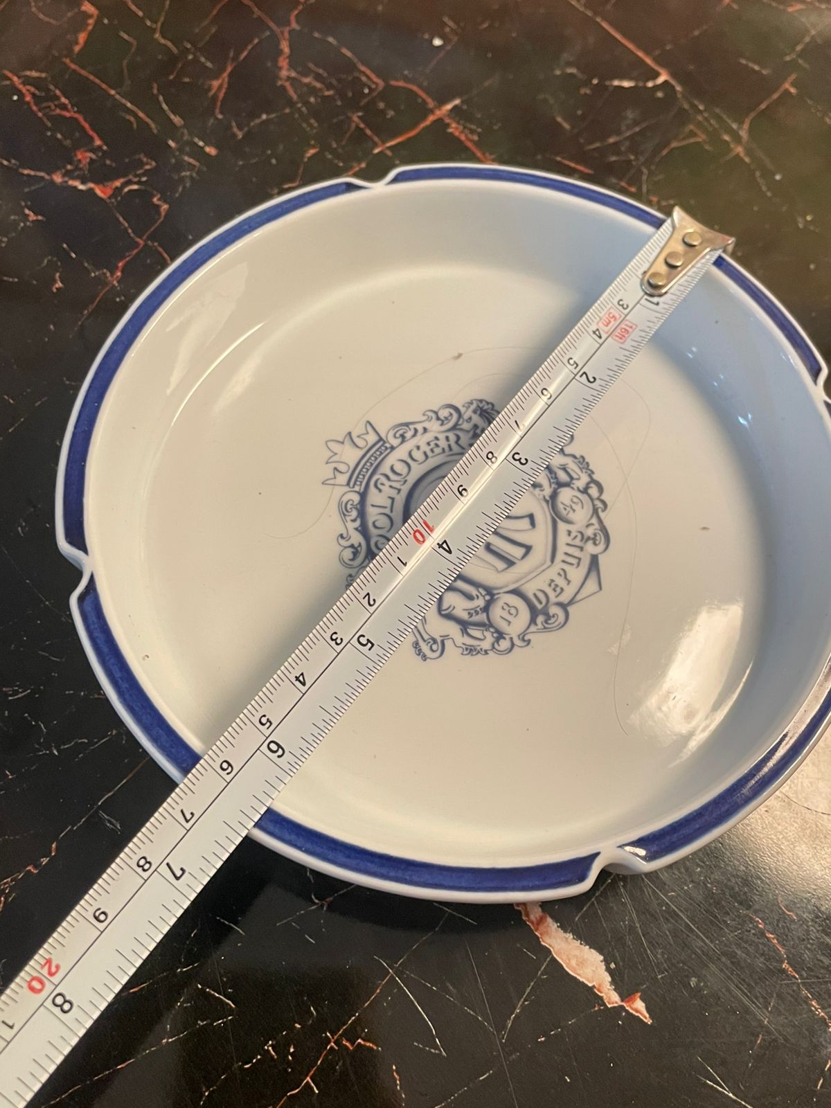 Vintage Pol Roger Porcelain Ashtray – Bavaria, 1949 Design