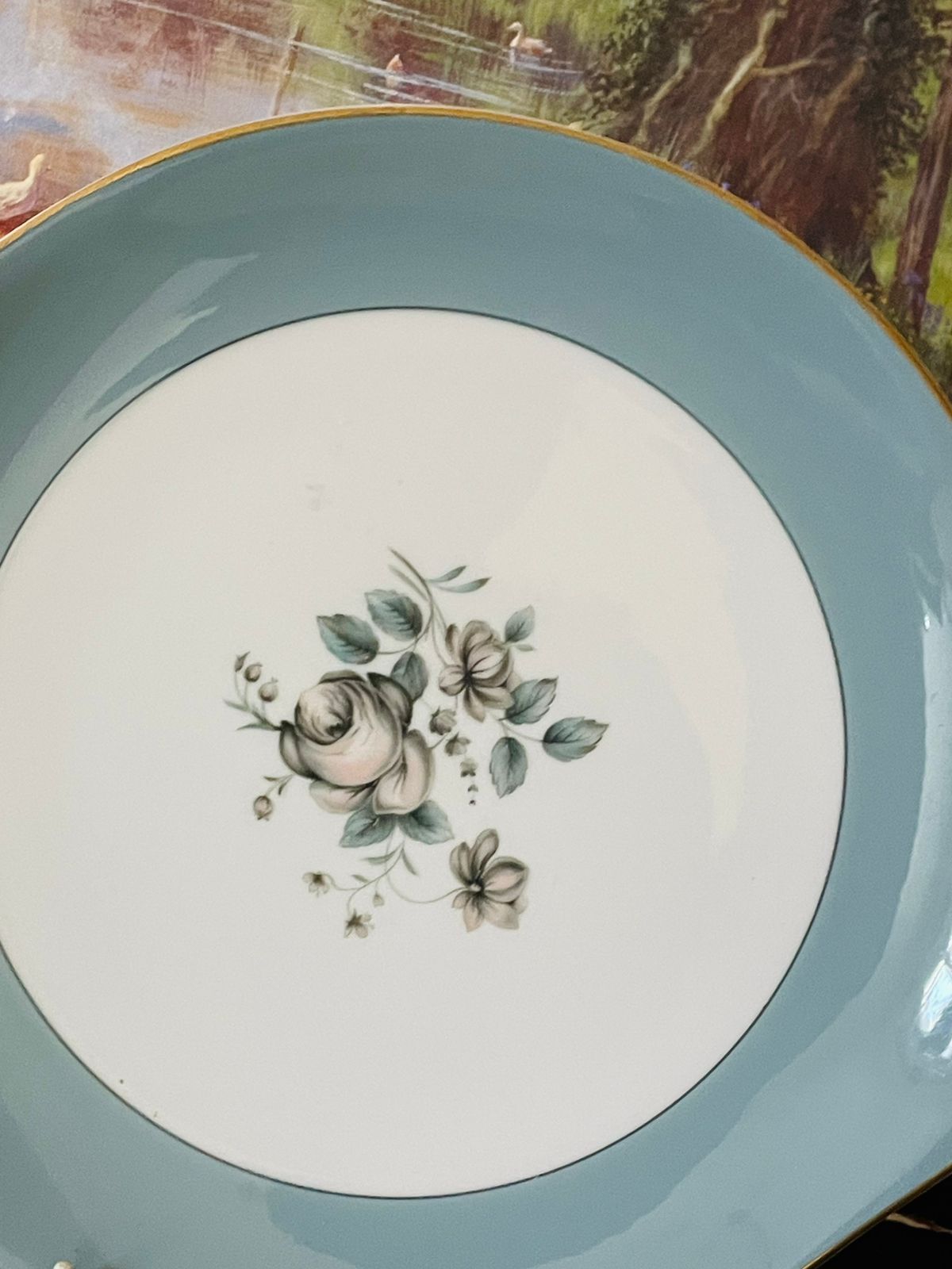 Royal Doulton “Rose Elegans” Cake Plater – Fine Bone China Dinnerware, England