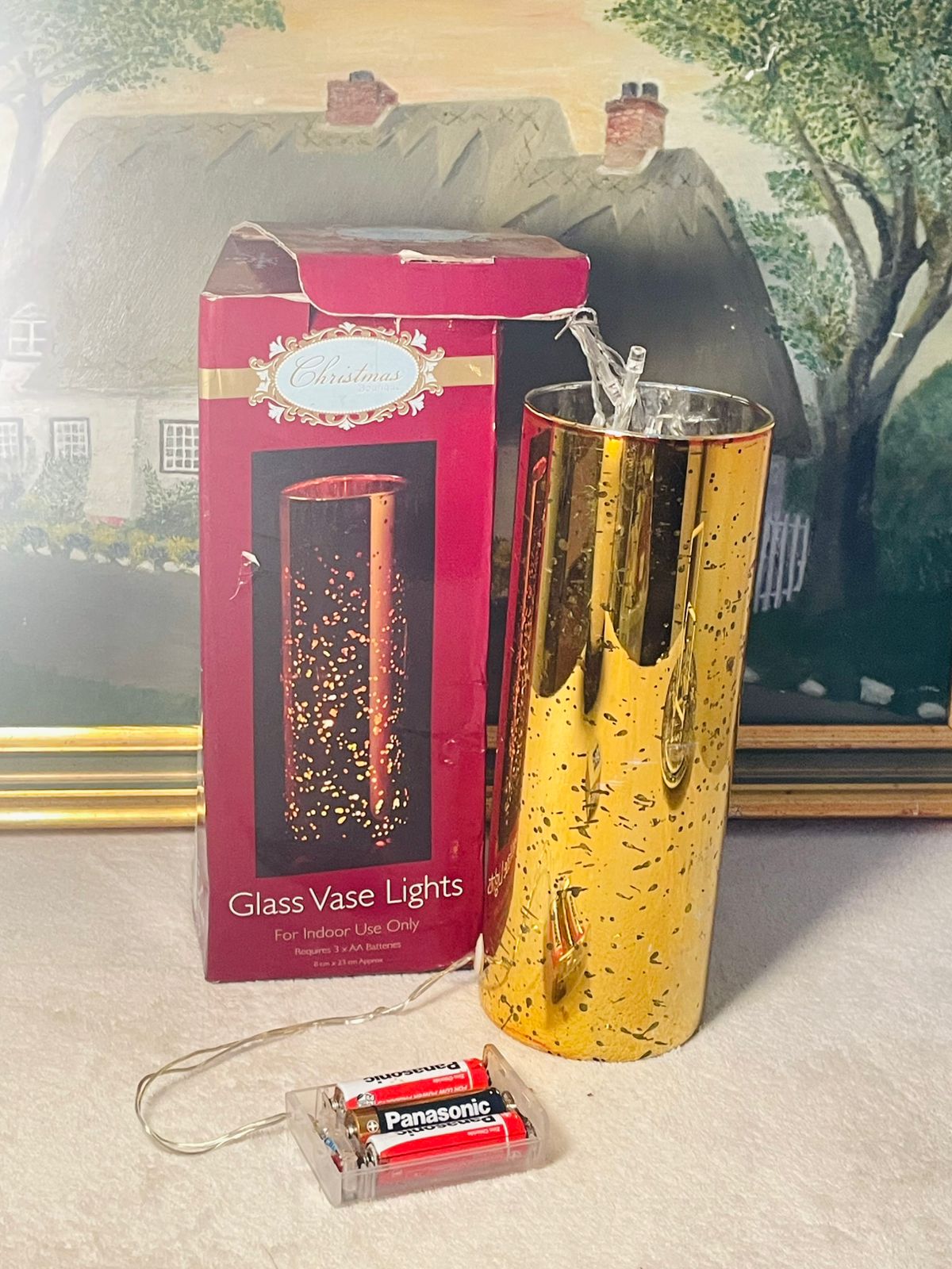 Stylish Cylinder Mirror Glass Vases – Modern Home Decor Centerpiece