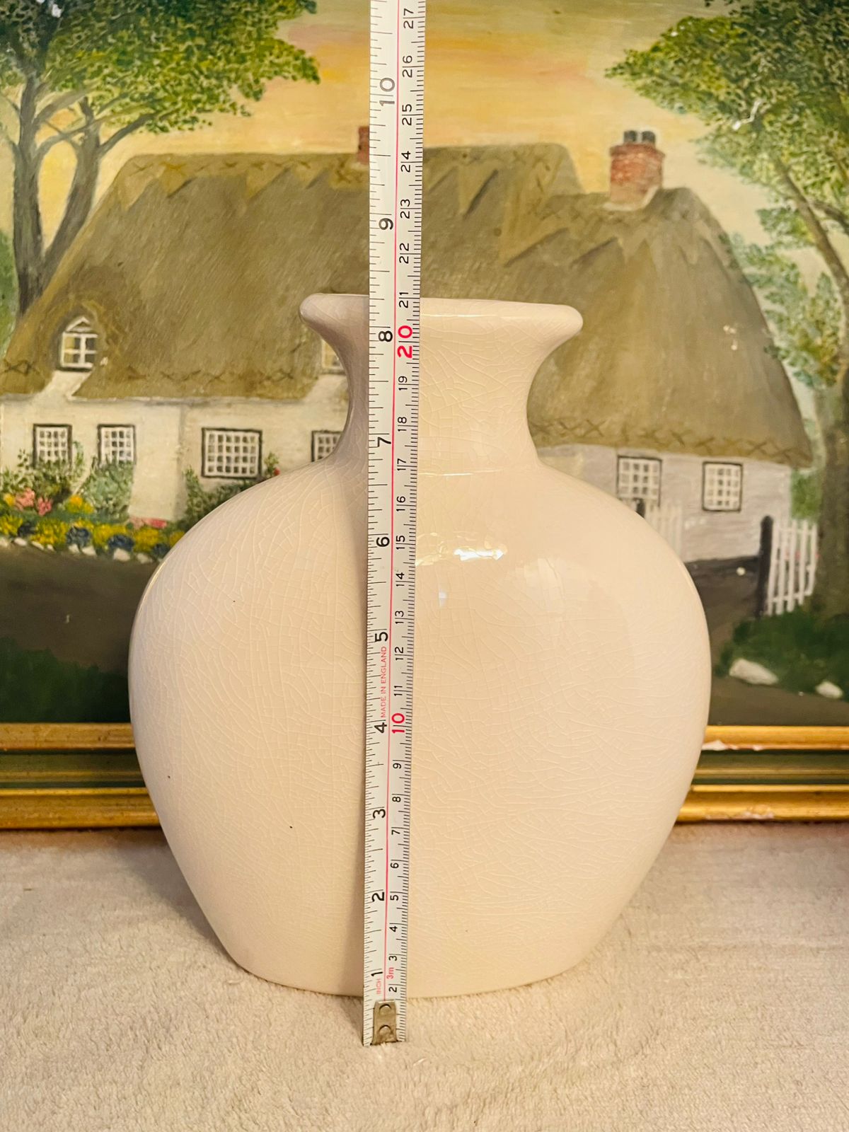 Bibelot & Co Art Deco Geometric Ball Vase – 1930 Vintage Collectible