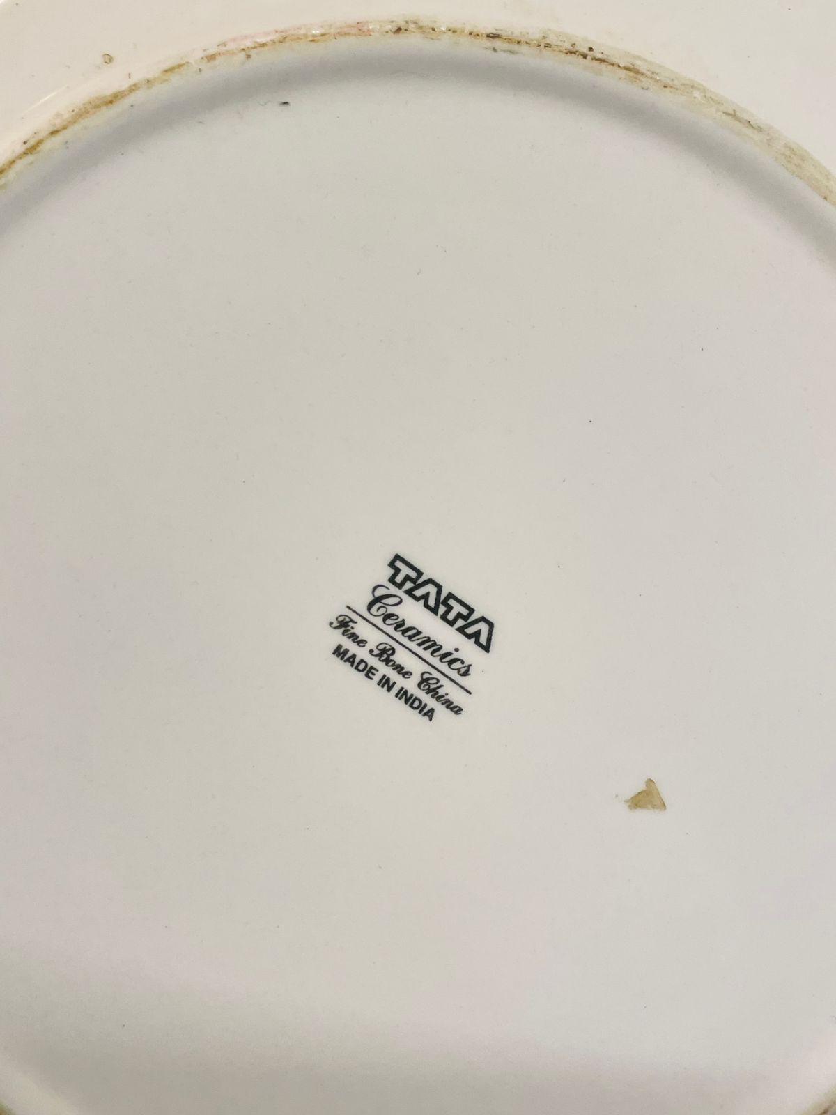 Large Bone China Serving Bowl – 27cm – Vintage Floral Border