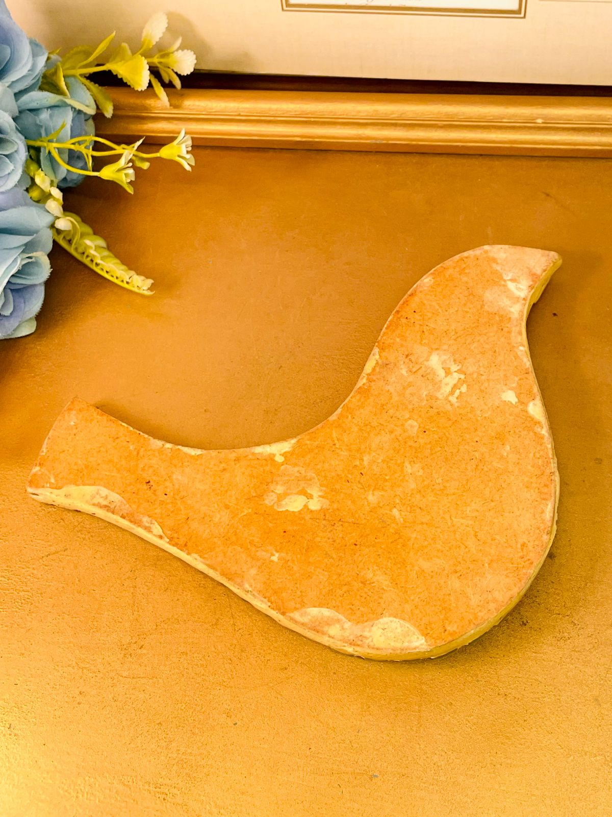 Bird Shaped Mosaic Decorative Wall Hanging