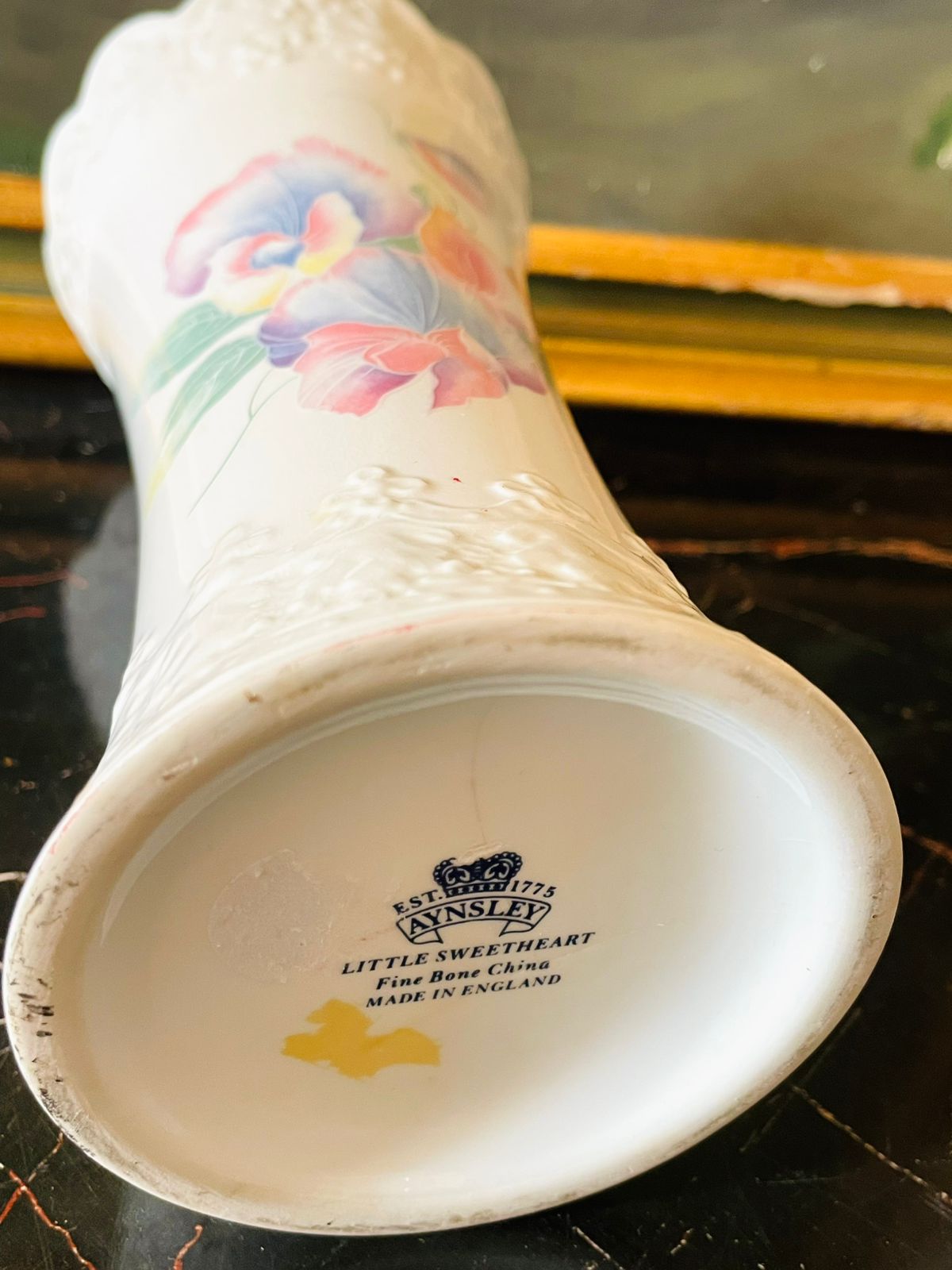 Aynsley “Little Sweetheart” Fine Bone China Vase – Made in England