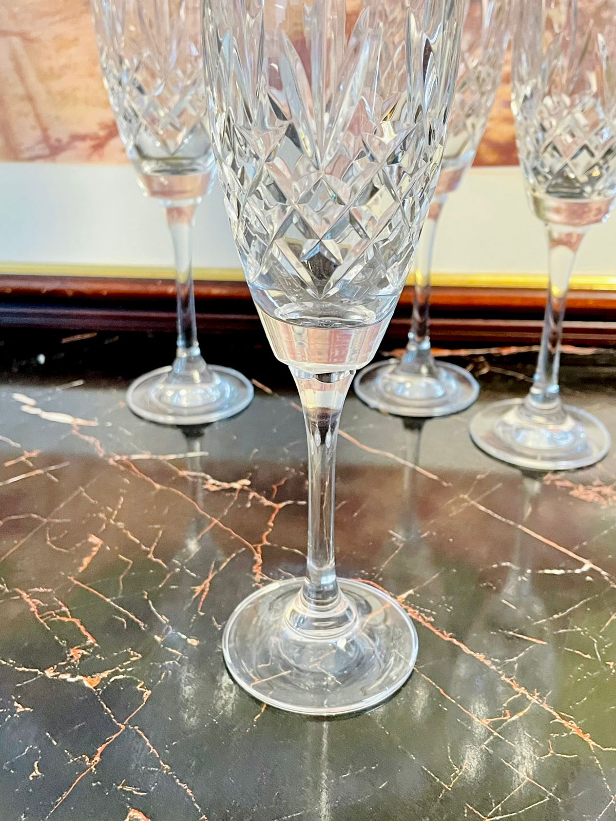 Elegant Crystal Glasses Set of 4 – Perfect for Celebrations