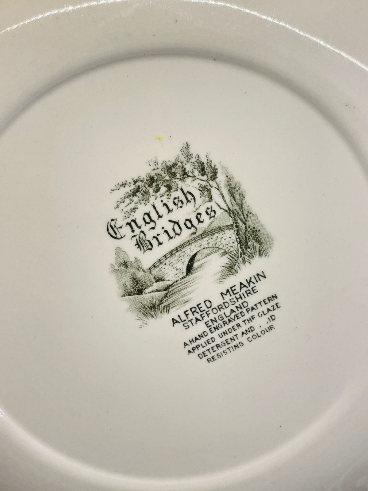 Alfred Meakin “Trinity Bridge Cambridge” English Bridges Plate