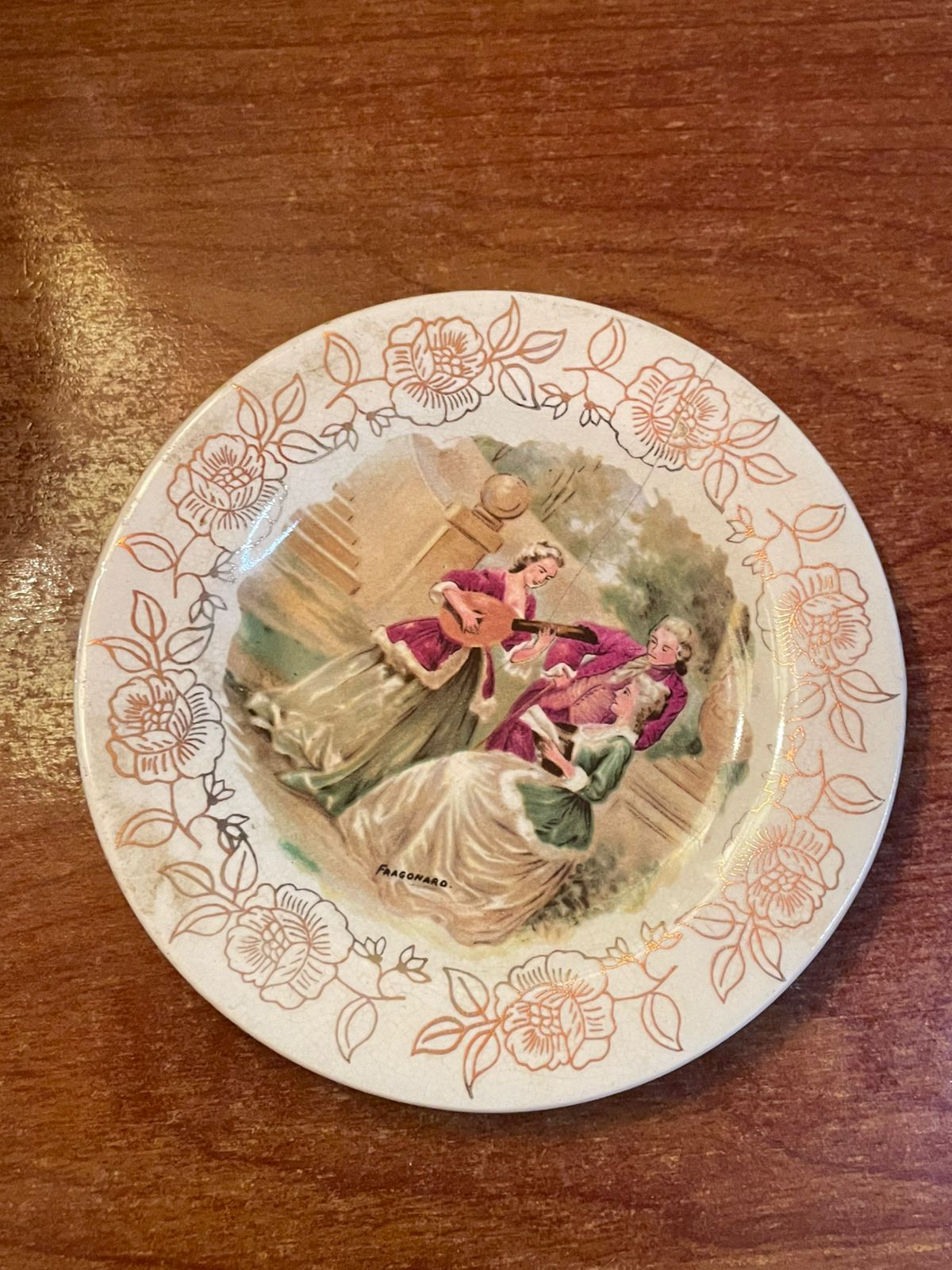 Collectible Small Dish | 4" Decorative Plate | Mini Plate
