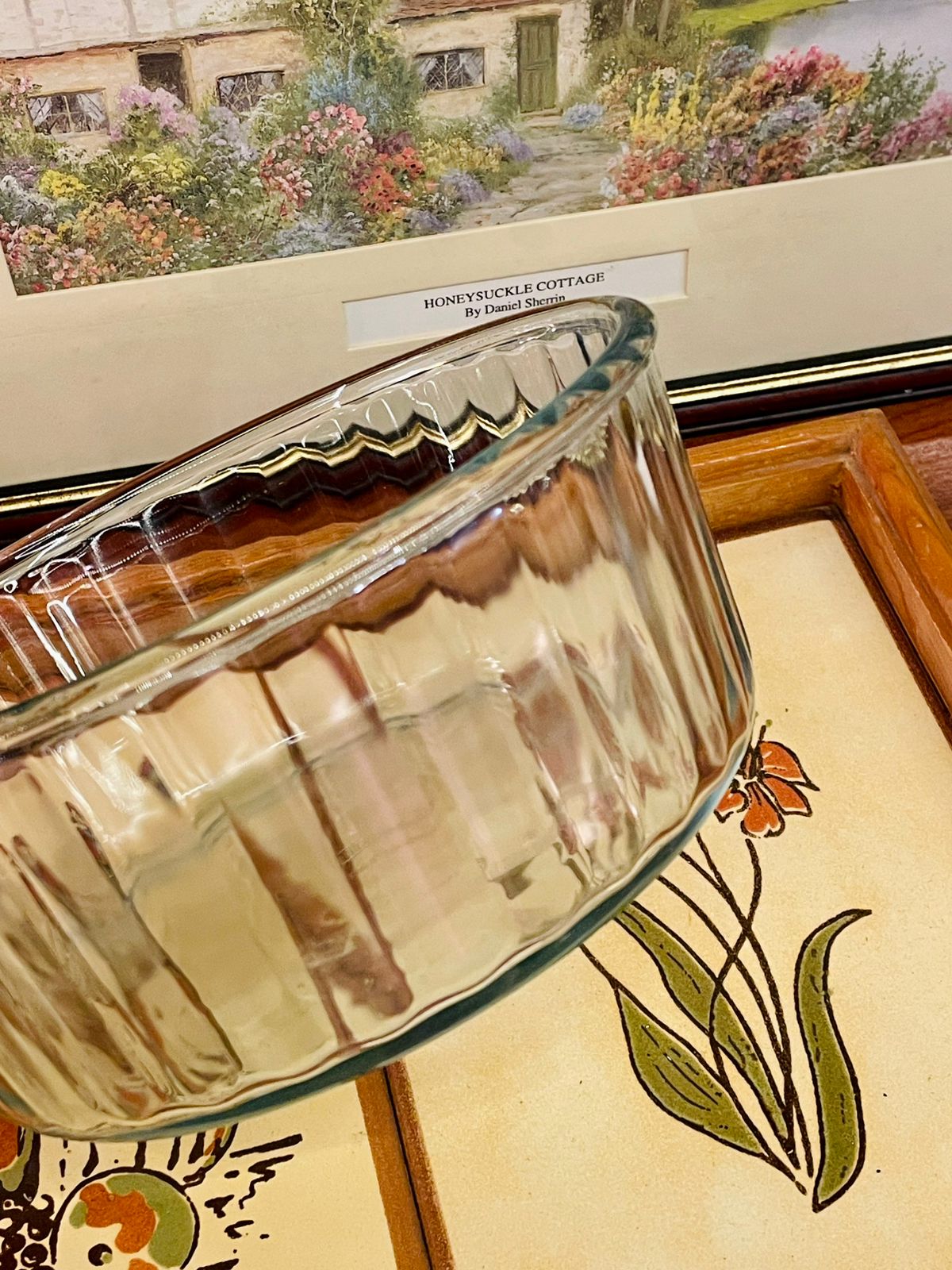 Clear Glass Oven-Safe Mixing & Baking Bowl – Vintage Pyrex Style