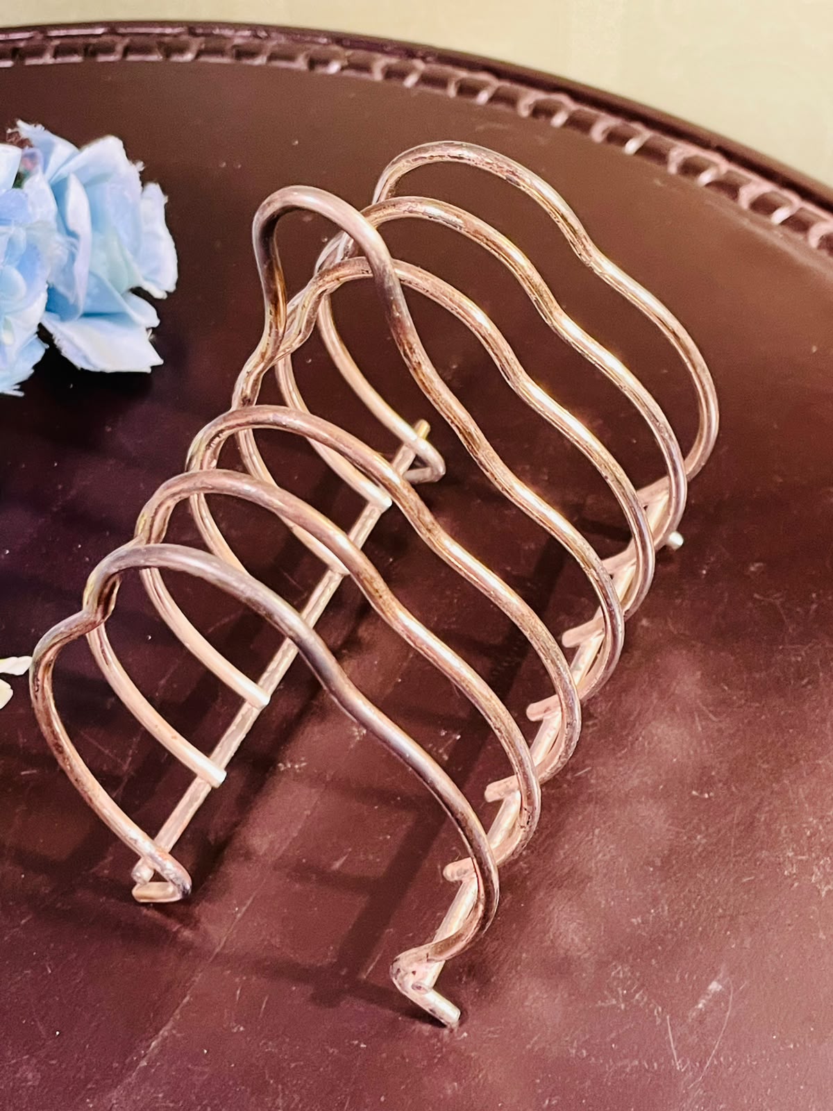 Chrome Toast Rack – 6 Slice Metal Bread Holder