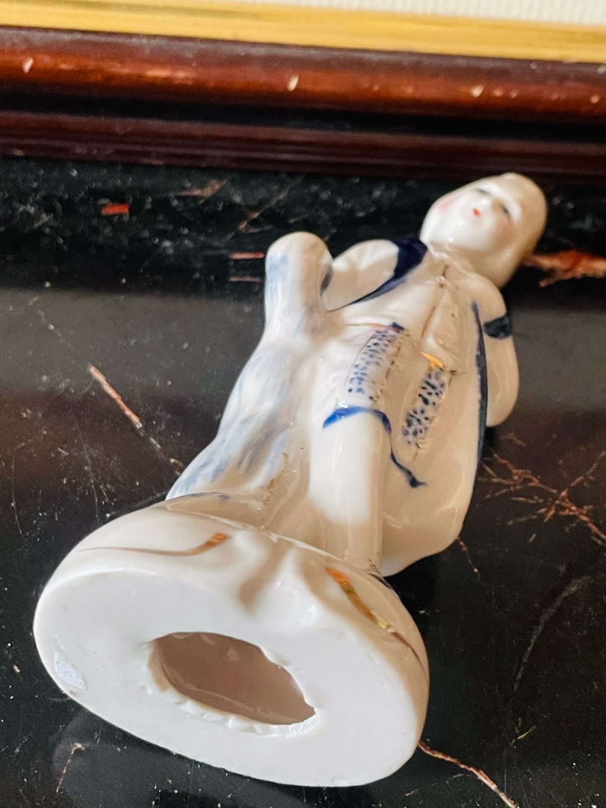 Vintage Porcelain Figurine – Victorian Bisque Style Gentleman (England)