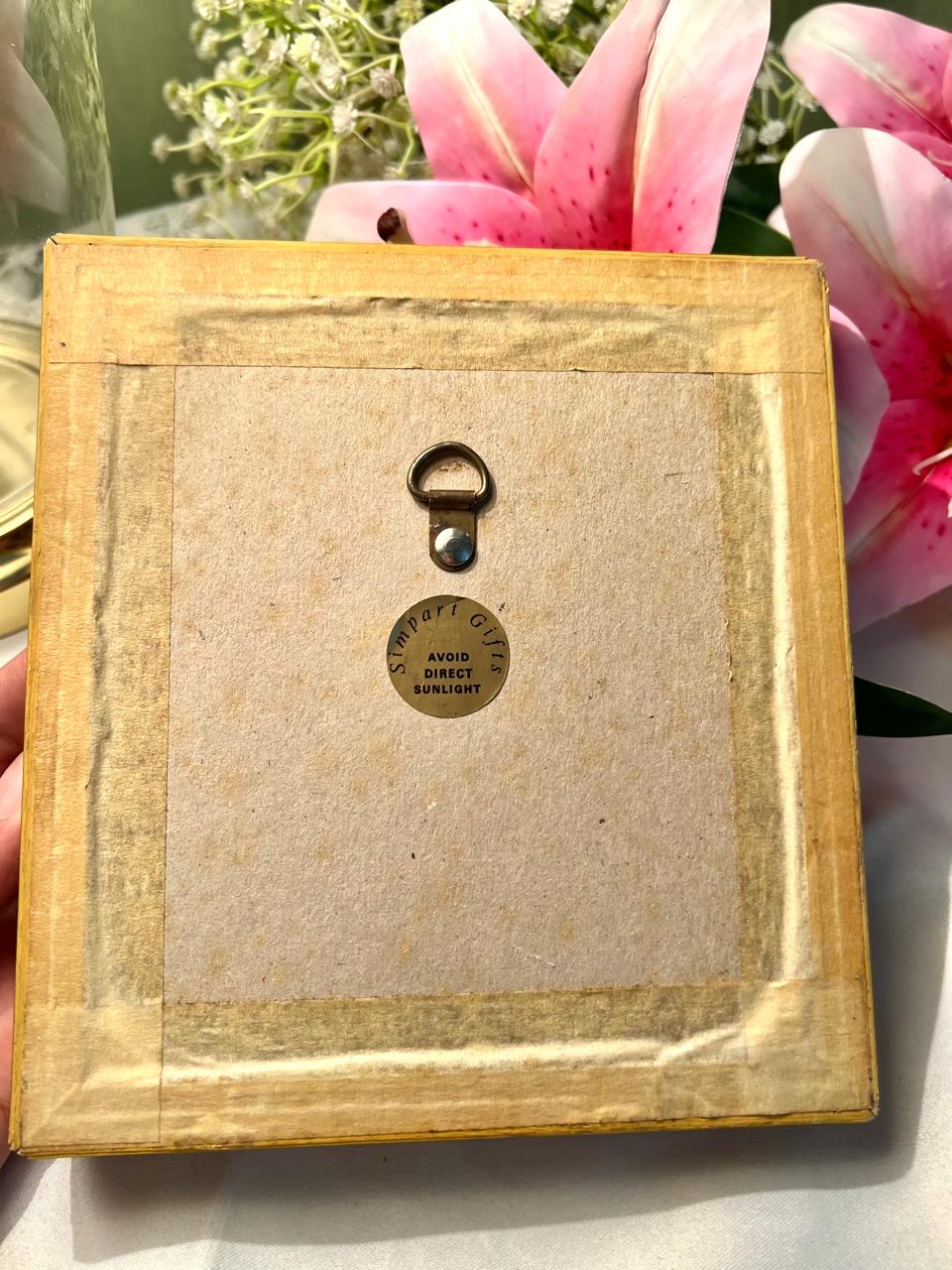 Buttercross Mansfield Framed Painting Gold-Tone Frame Approx. 18 cm